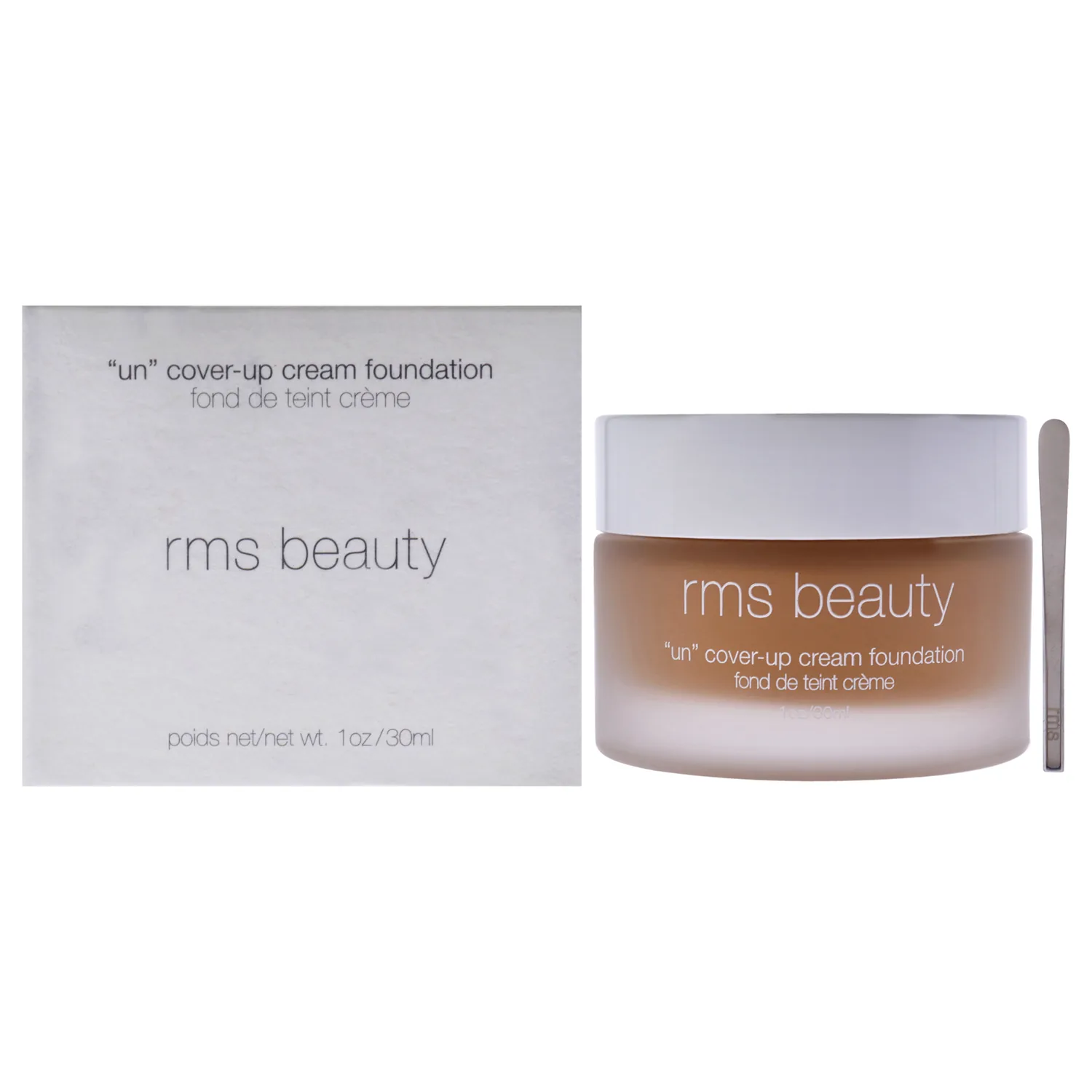 RMS Beauty Un Cover-Up Cream Foundation - 55 Tanned Amber 1 oz