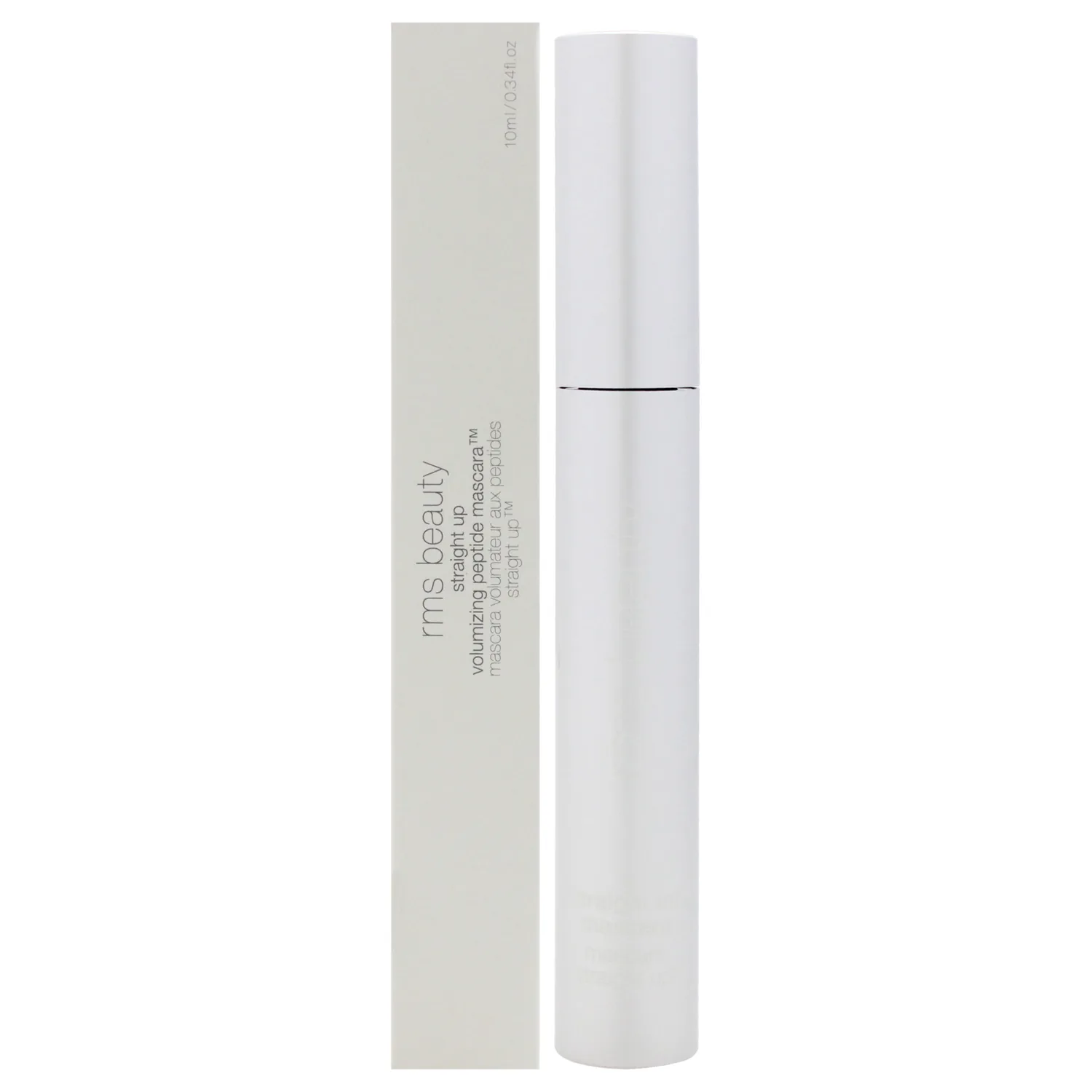 RMS Beauty Straight Up Volumizing Peptide Mascara - HD Black 0.34 oz