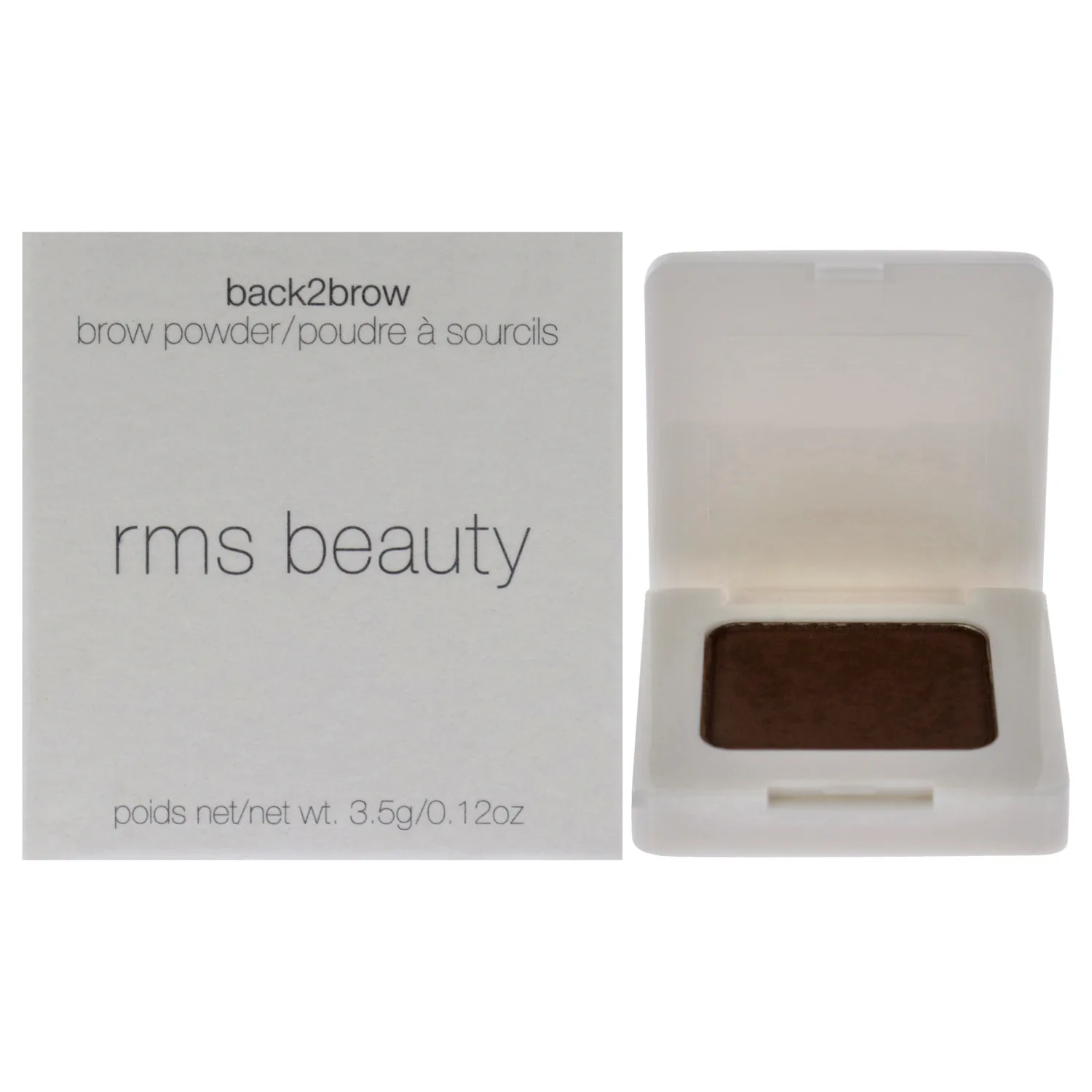 RMS Beauty Back2Brow Powder, Eyebrow Powder in Taupe Light Brown & Blonde Eyebrow Color, Auburn & Brown Brow Powder, Brown & Black Eyebrow Makeup, Eyebrow Palette, Eyebrow Filler