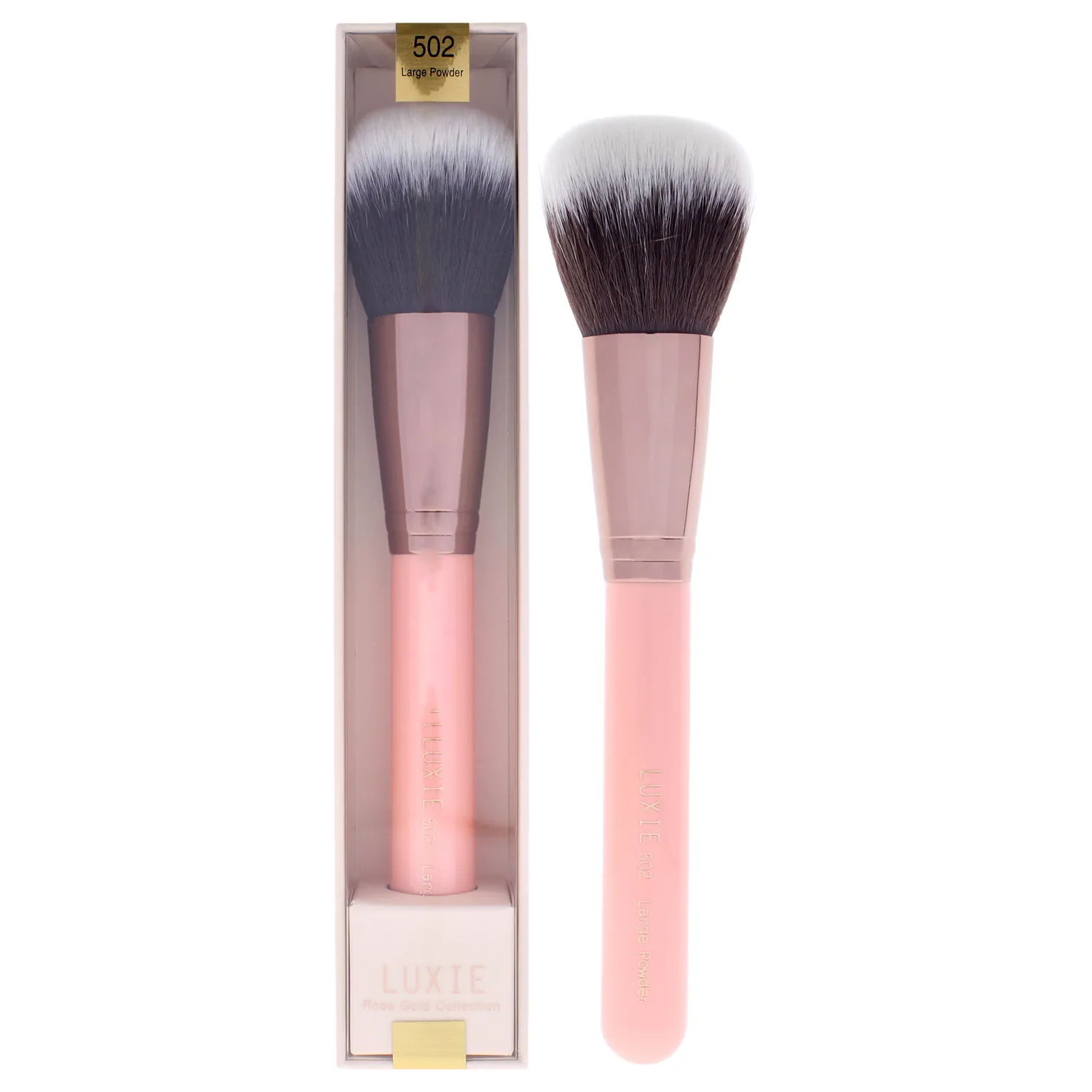 LUXIE 502 Large Powder Brush - Rose Gold