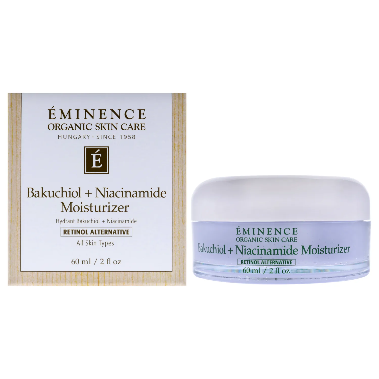 Eminence Bakuchiol Plus Niacinamide Moisturizer for Unisex - 2 oz Moisturizer
