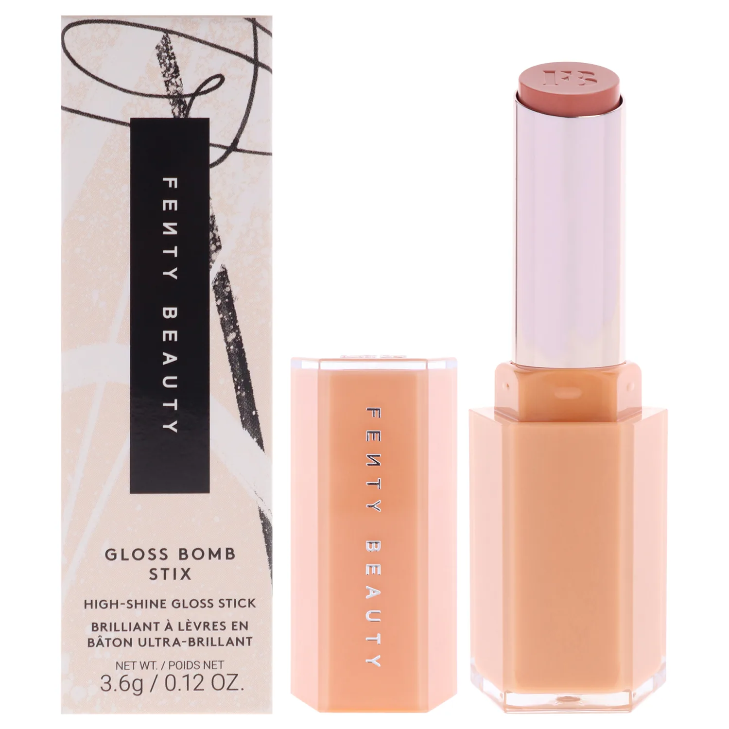 Fenty Beauty Gloss Bomb Stix High-Shine Gloss - 02 Two Lip Kiss 0.12 oz