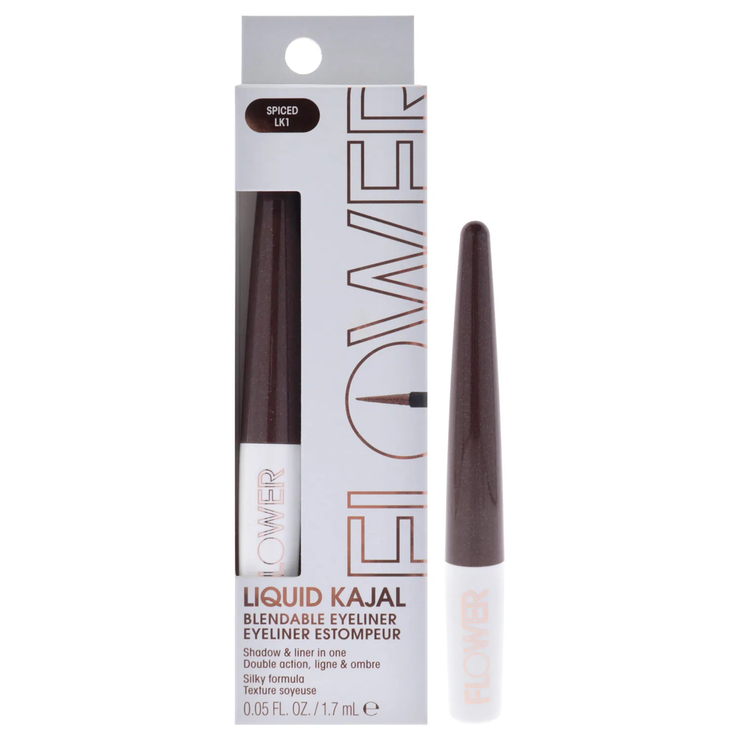 Flower Beauty Liquid Blendable Eyeliner - Rust 0.05 oz