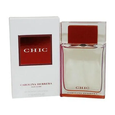 Carolina Herrera Chic Fragrance For Women - Light But Elegant - Top Notes Of Red Freesia And Tuberose - Middle Notes Of Freesia And Lily-Of-The-Valley - Base Notes Of White Musk - Edp Spray - 2.7 Oz