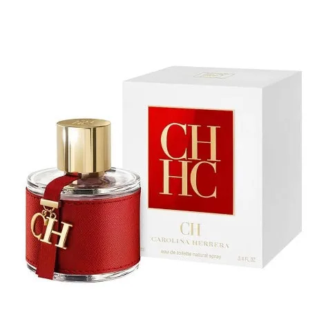Carolina Herrera Ch Fragrance For Women - Fresh Floral Amber Scent - Top Notes Of Bergamot, Orange, Grapefruit And Juicy Melon - Floral Heart Notes - Ends With Tasty Base Notes - Edt Spray - 3.4 Oz