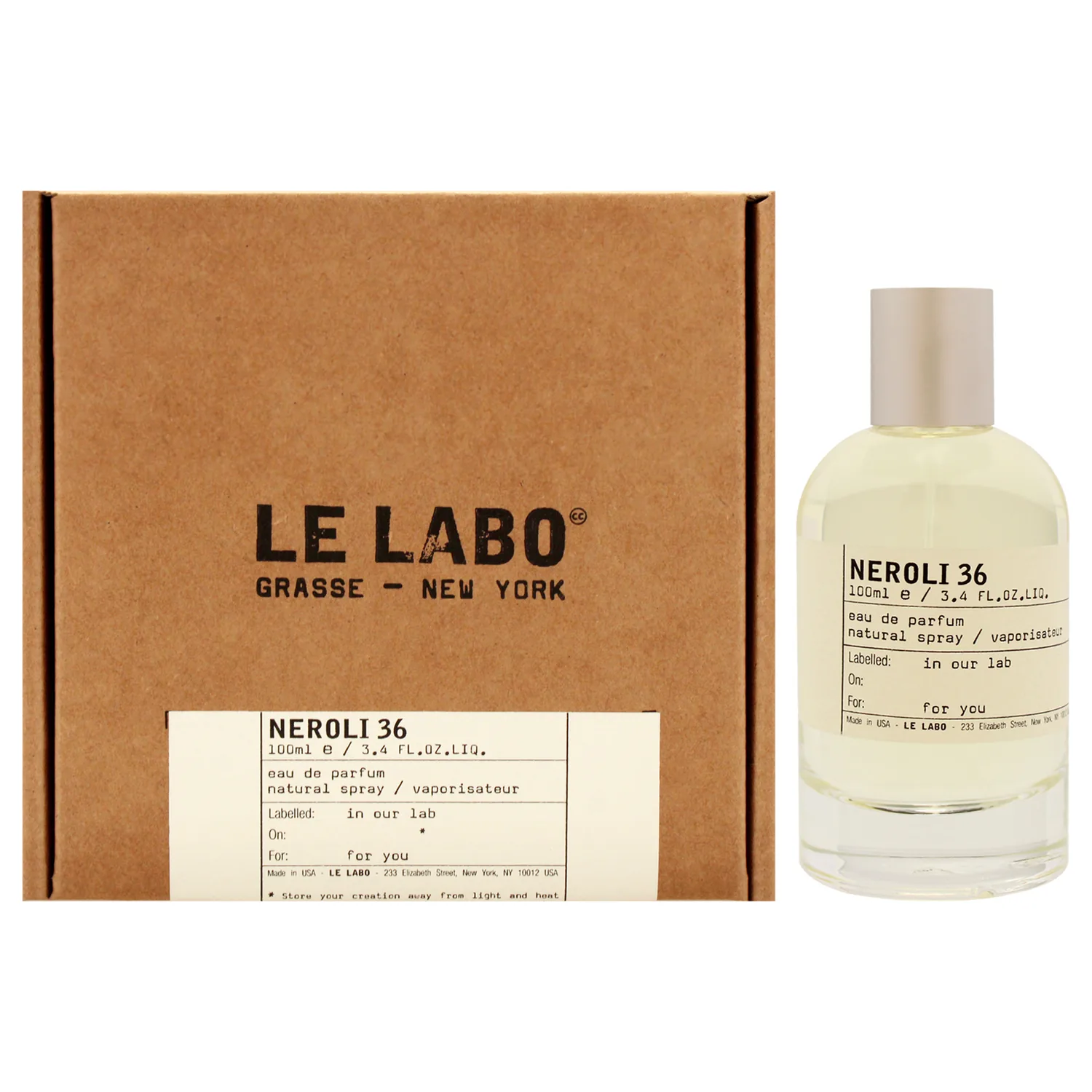 Le Labo Neroli 36 Eau de Parfum 100ml / 3.4 oz for Unisex