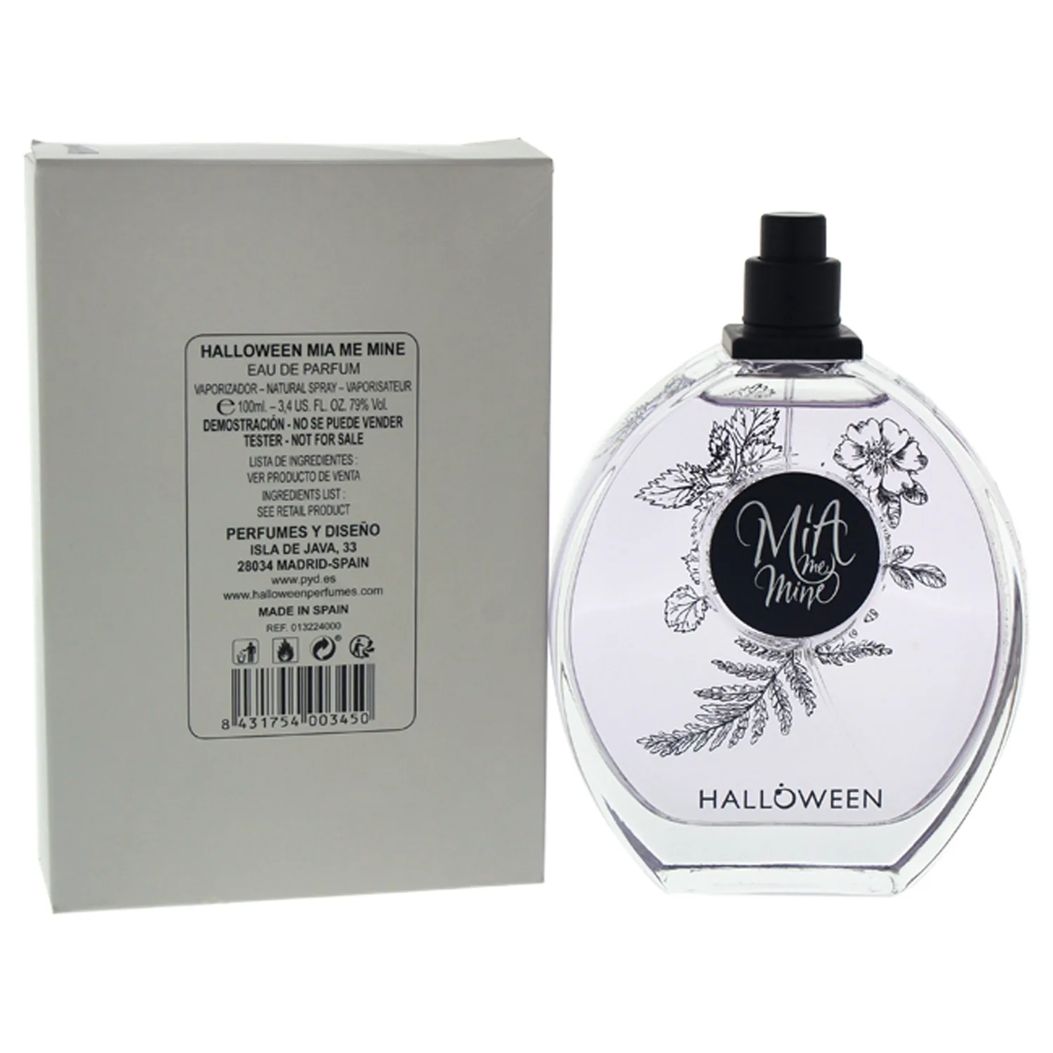 Halloween Mia Me Mine by Jesus Del Pozo Eau De Parfum Spray (Tester) 3.4 oz Women