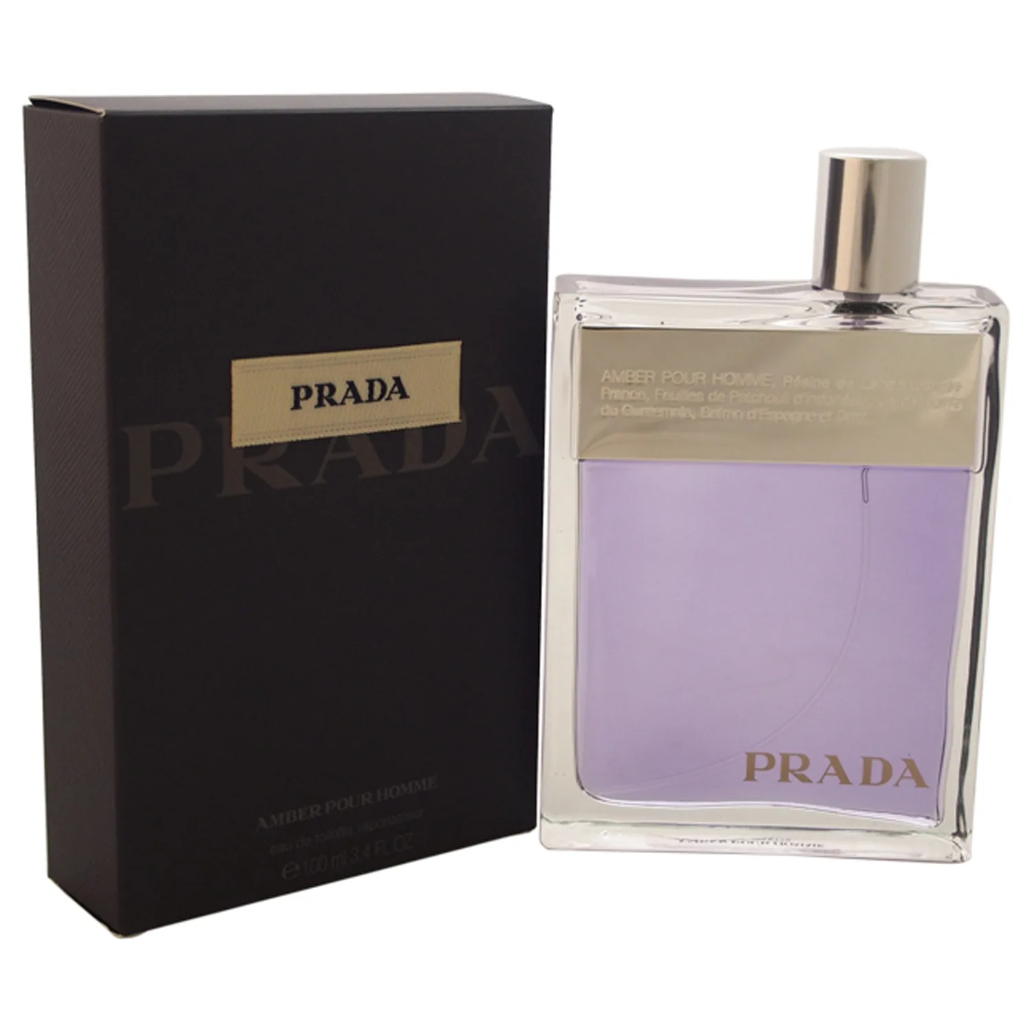Prada Amber Pour Homme by Prada for Men - 3.4 oz EDT Spray