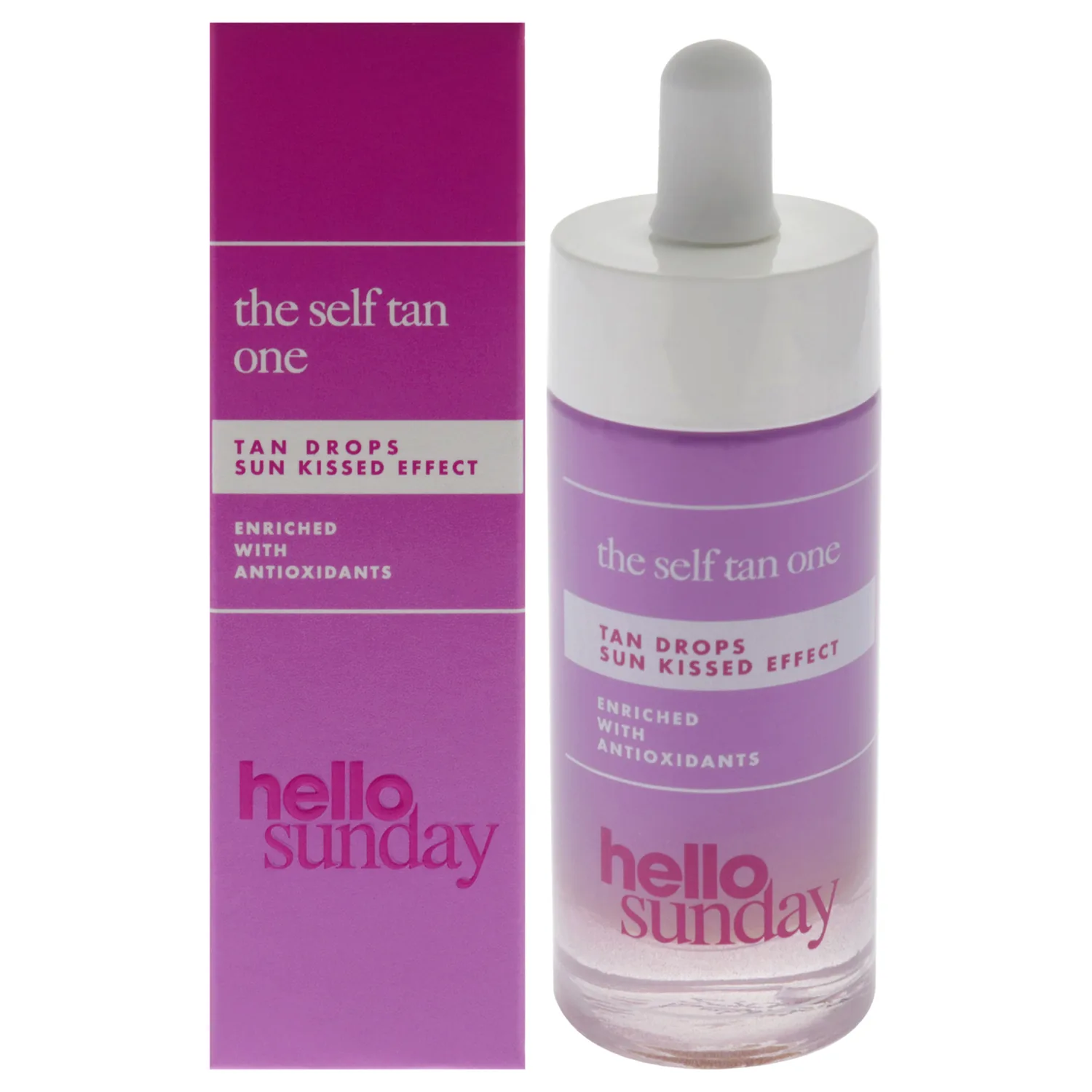 The Self Tan One Drops by Hello Sunday for Unisex - 1 oz Serum