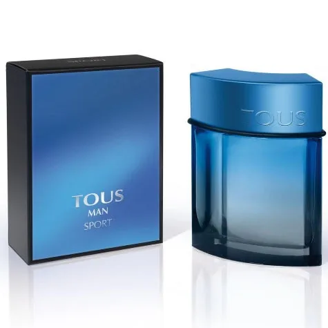 Tous Man Sport Eau de Toilette bottle, packaging close-up