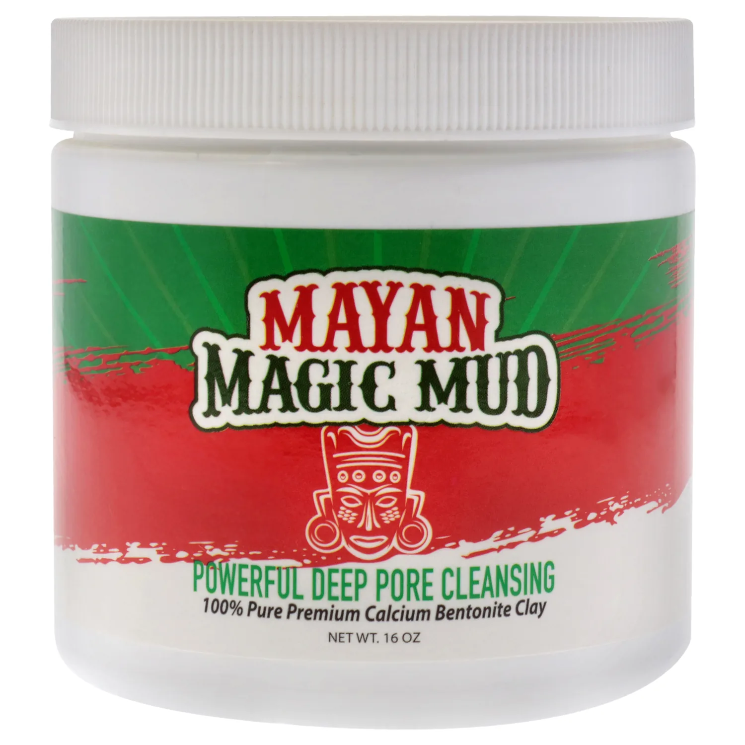 Mayan Magic Mud Powerful Deep Pore Cleansing Calcium Bentonite Clay 473ml / 16 oz
