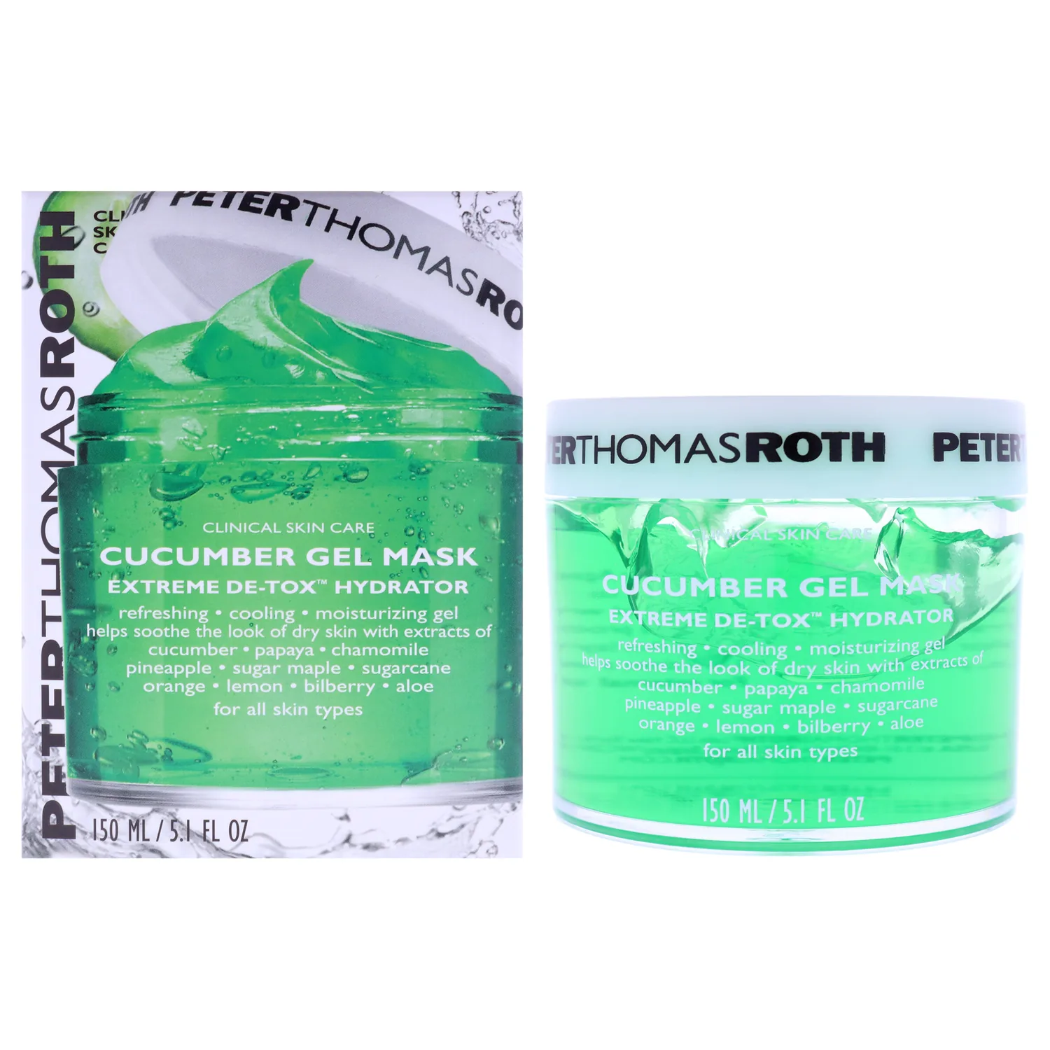 Peter Thomas Roth Cucumber Gel Mask Extreme De-Tox Hydrator 151ml / 5.1 oz