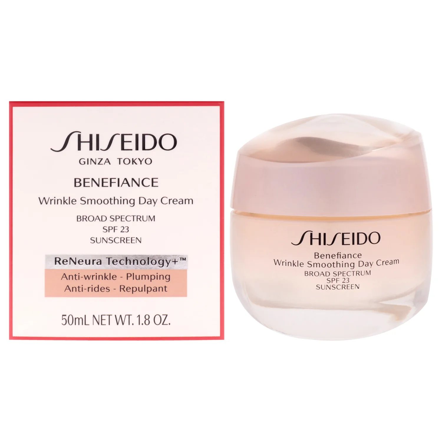 Shiseido Benefiance Wrinkle Smoothing Day Cream 53ml / 1.8 oz