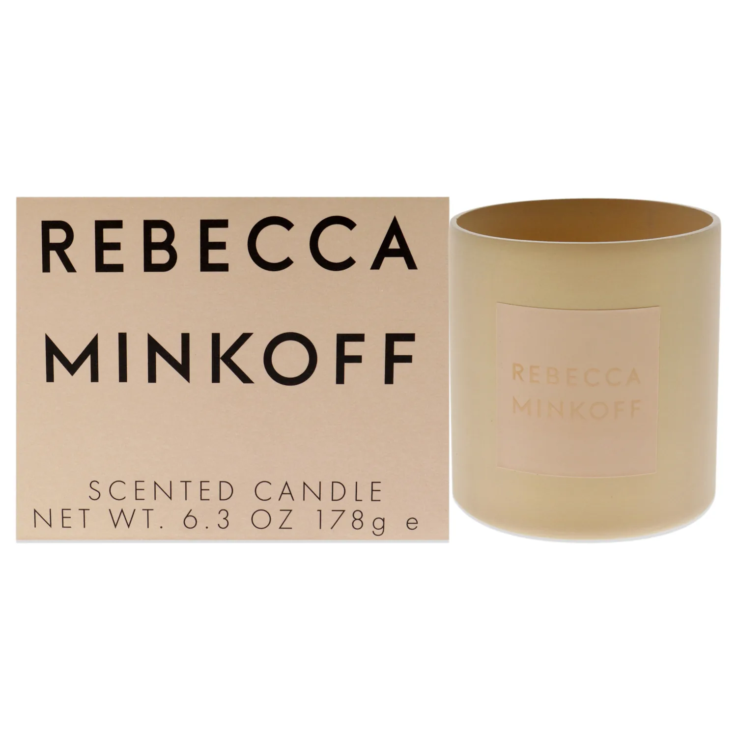 Rebecca Minkoff Scented Candle - Notes of Cardamom, Jasmine and Tonka Bean - Delivers Sensuality and Warmth - Evokes a Sense of Calmness and Boosts Mood - Creates Relaxing Atmosphere - 6.3 oz