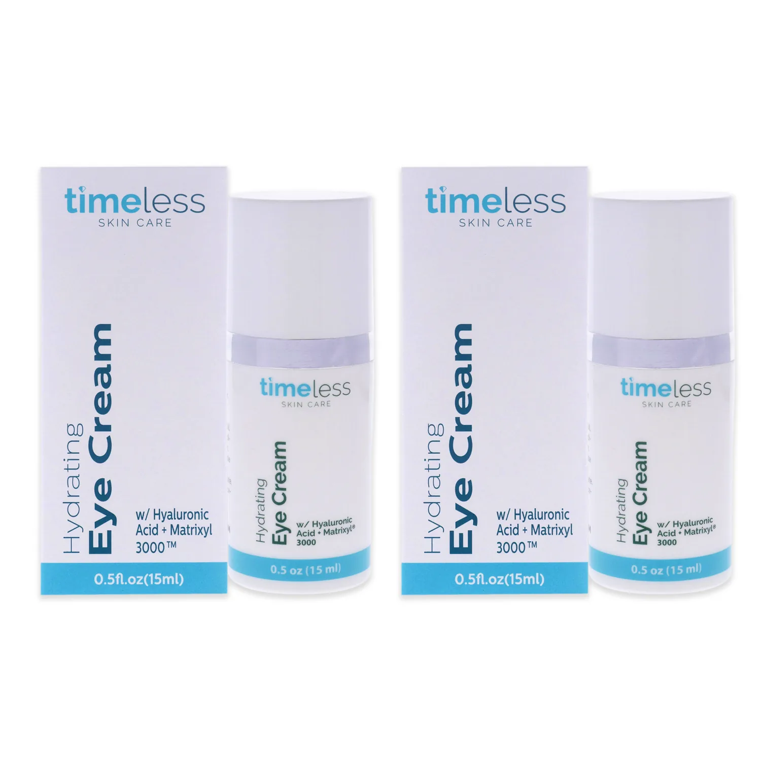 Timeless Hydrating Hyaluronic Acid Eye Cream Cream Unisex 0.5 oz Pack of 2
