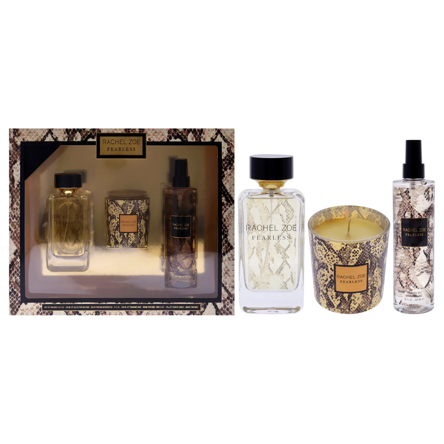 Rachel Zoe Fearless Bath & Body Gift Set 100ml / 3.4 oz / 3 pc for Women