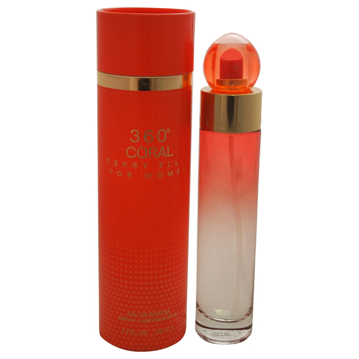 Perry Ellis 360 Coral Eau de Parfum 100ml / 3.4 oz for Women