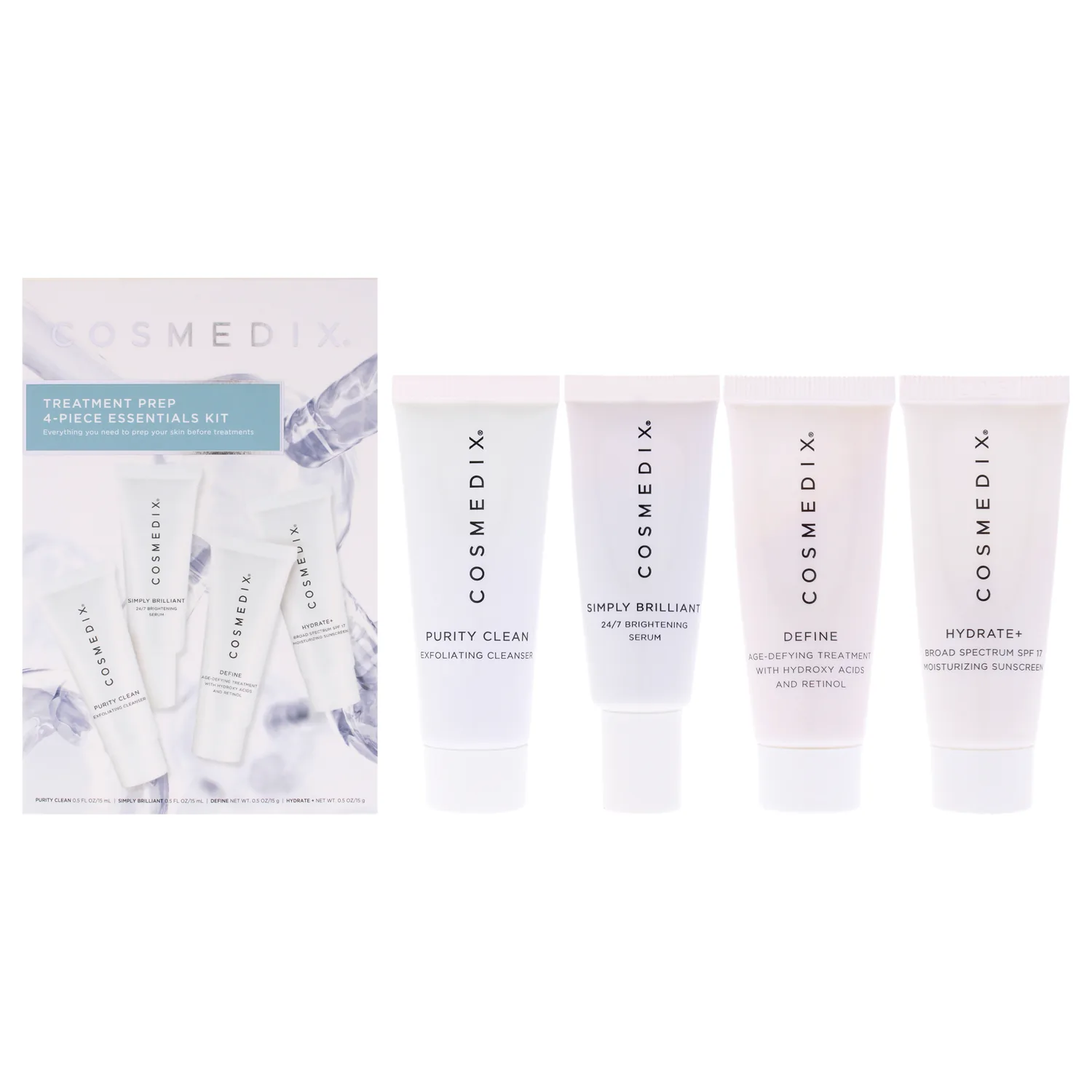 Cosmedix Starter Kit Gift Set 15ml / 0.5 oz / 4 pc