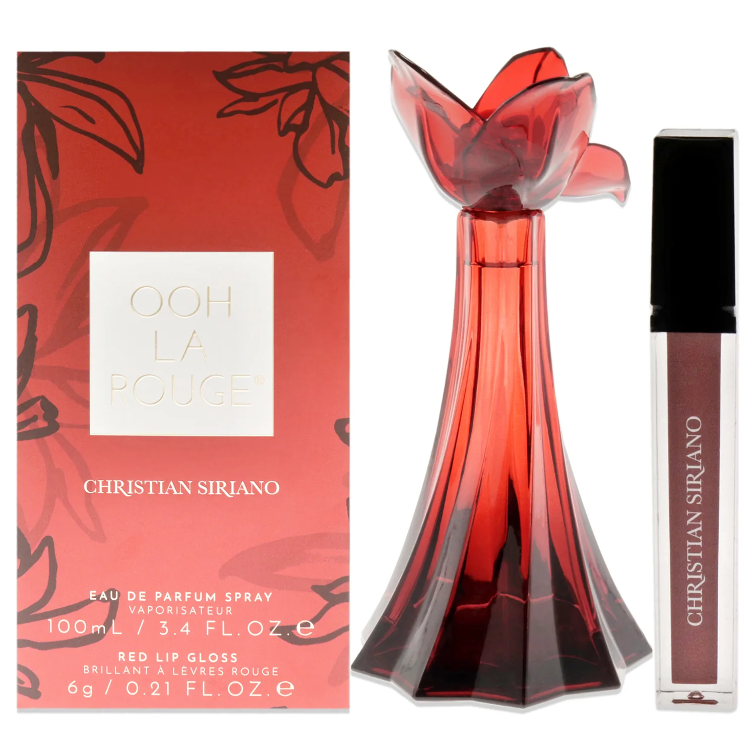 Christian Siriano Ooh la Rouge Fragrance Gift Set 100ml / 3.4 oz for Women