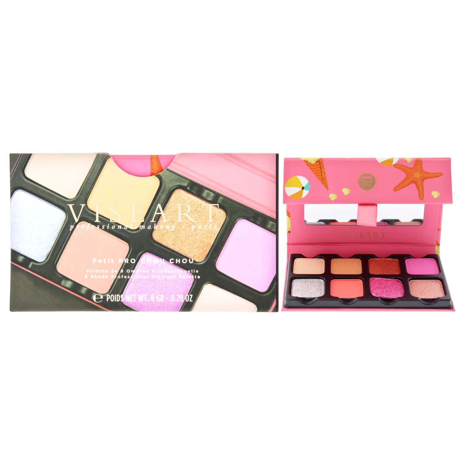 Viseart Paris Petit Pro - Chou Chou Eyeshadow Palette 0.28 oz