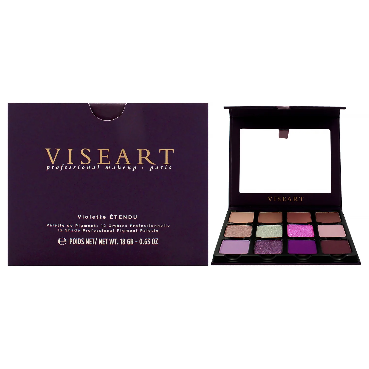 Viseart Paris Violette Étendu Eyeshadow Palette 0.63 oz