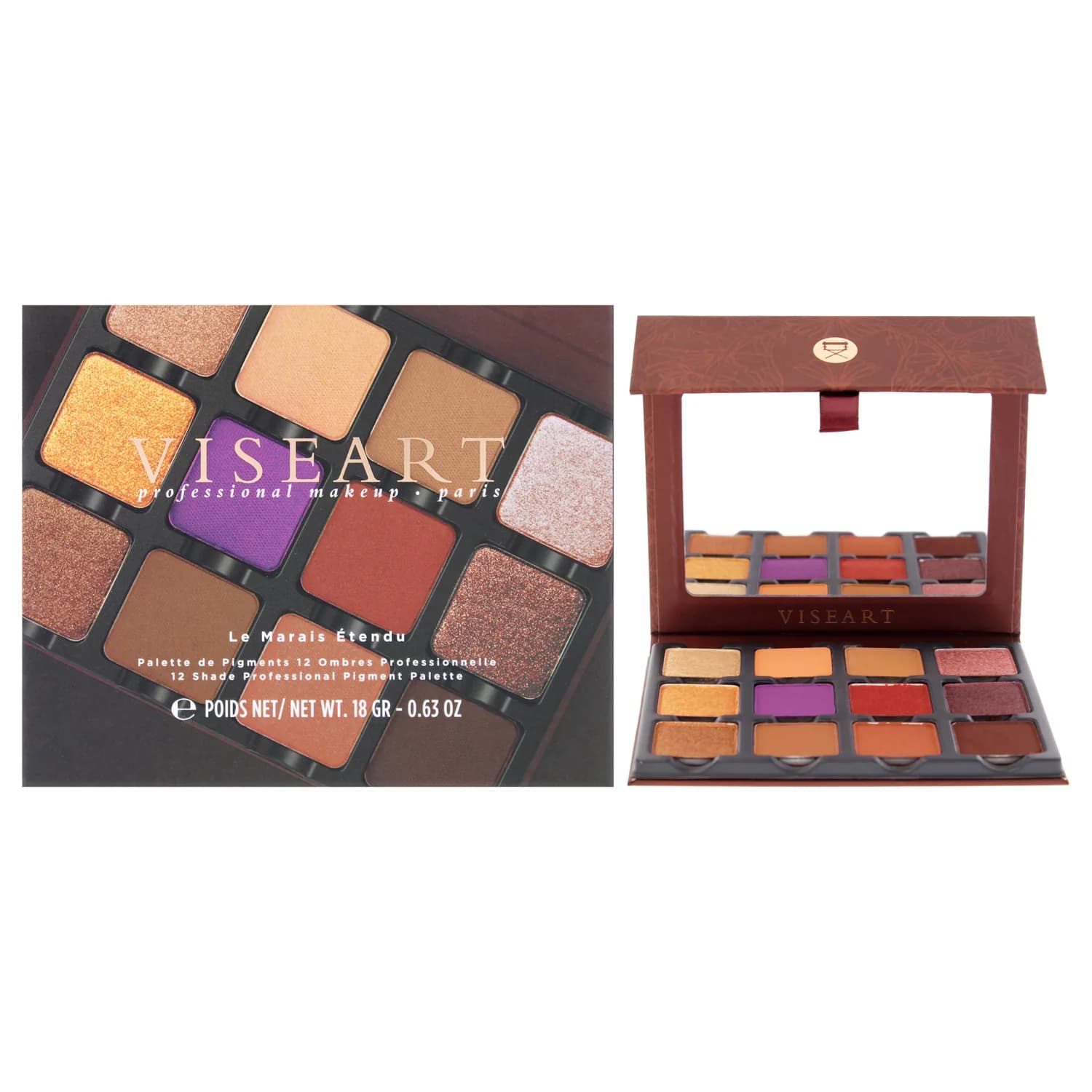 Viseart Etendu Pro Luxe Makeup Palette - Le Marais 0.63 oz