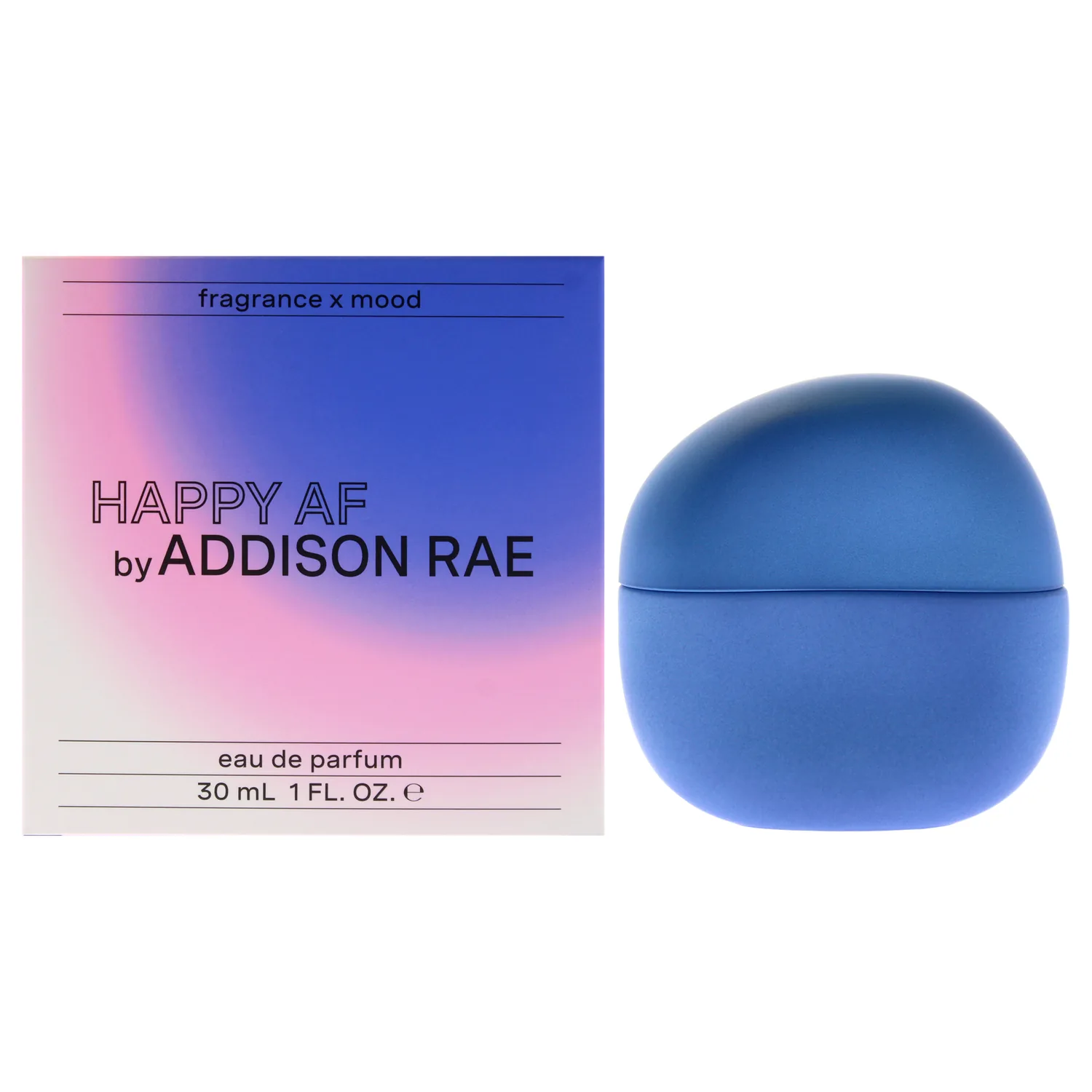 Addison Rae Fragrance Happy - Luxury Perfume for Women - Fruity Floral Scent - Eau De Parfum - Notes of Pink Lychee & Red Grapefruit - Long Lasting Vegan Travel Cologne - Gift for Her - 1 oz EDP Spray