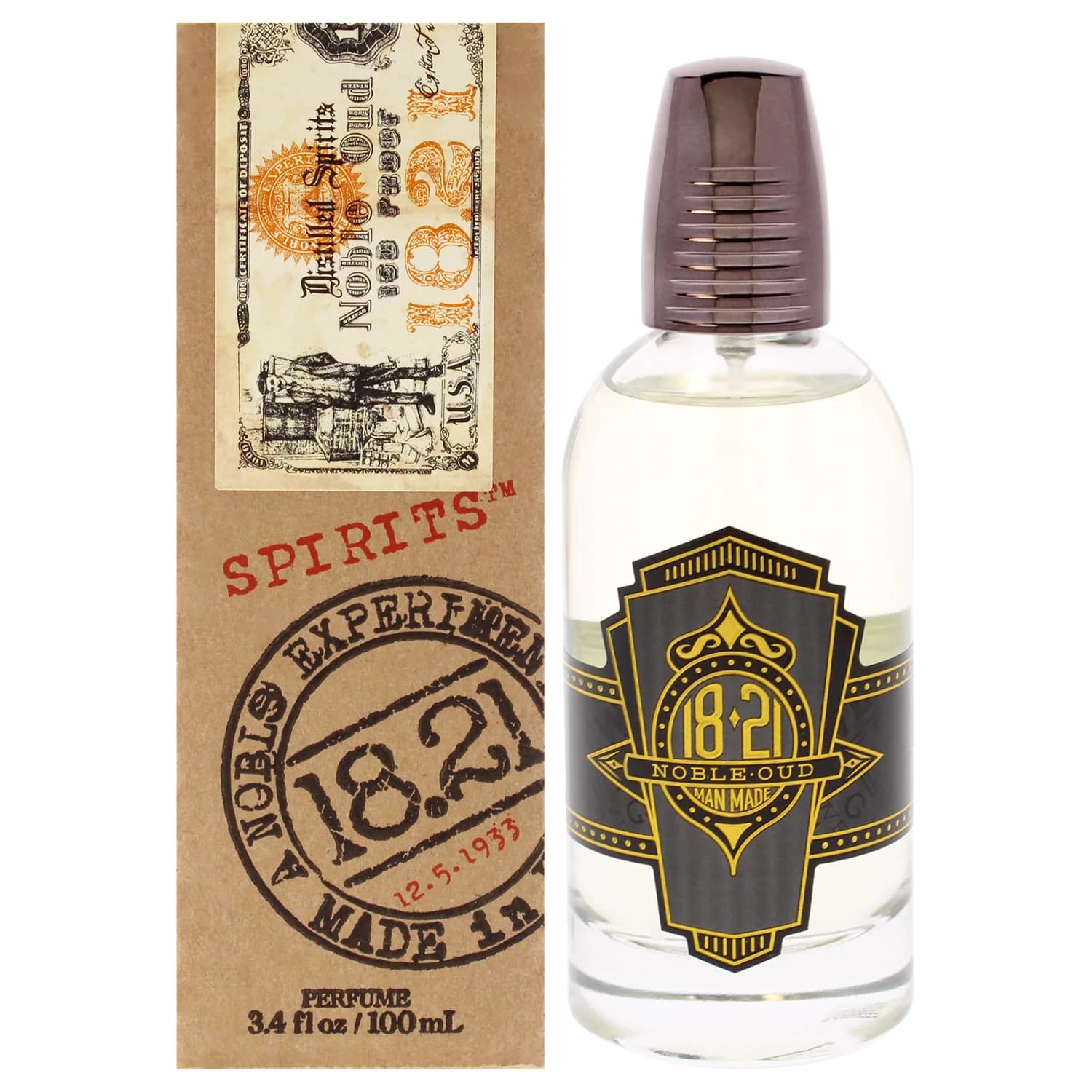 18.21 Man Made Noble Oud Eau de Parfum 100ml / 3.4 oz for Men