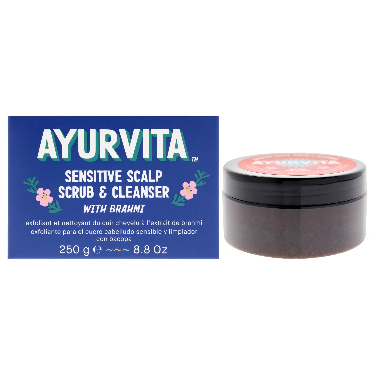 Ayurvita Brahmi Scrub & Cleanser 198ml / 6.7 oz