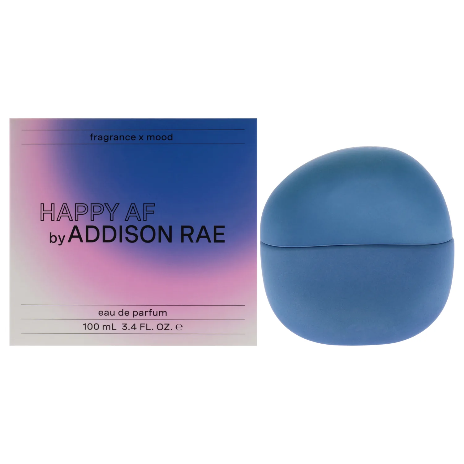 Addison Rae Fragrance Happy - Luxury Perfume for Women - Fruity Floral Scent - Eau De Parfum - Notes of Pink Lychee & Red Grapefruit - Long Lasting Vegan Travel Cologne - Gift for Her -3.4oz EDP Spray