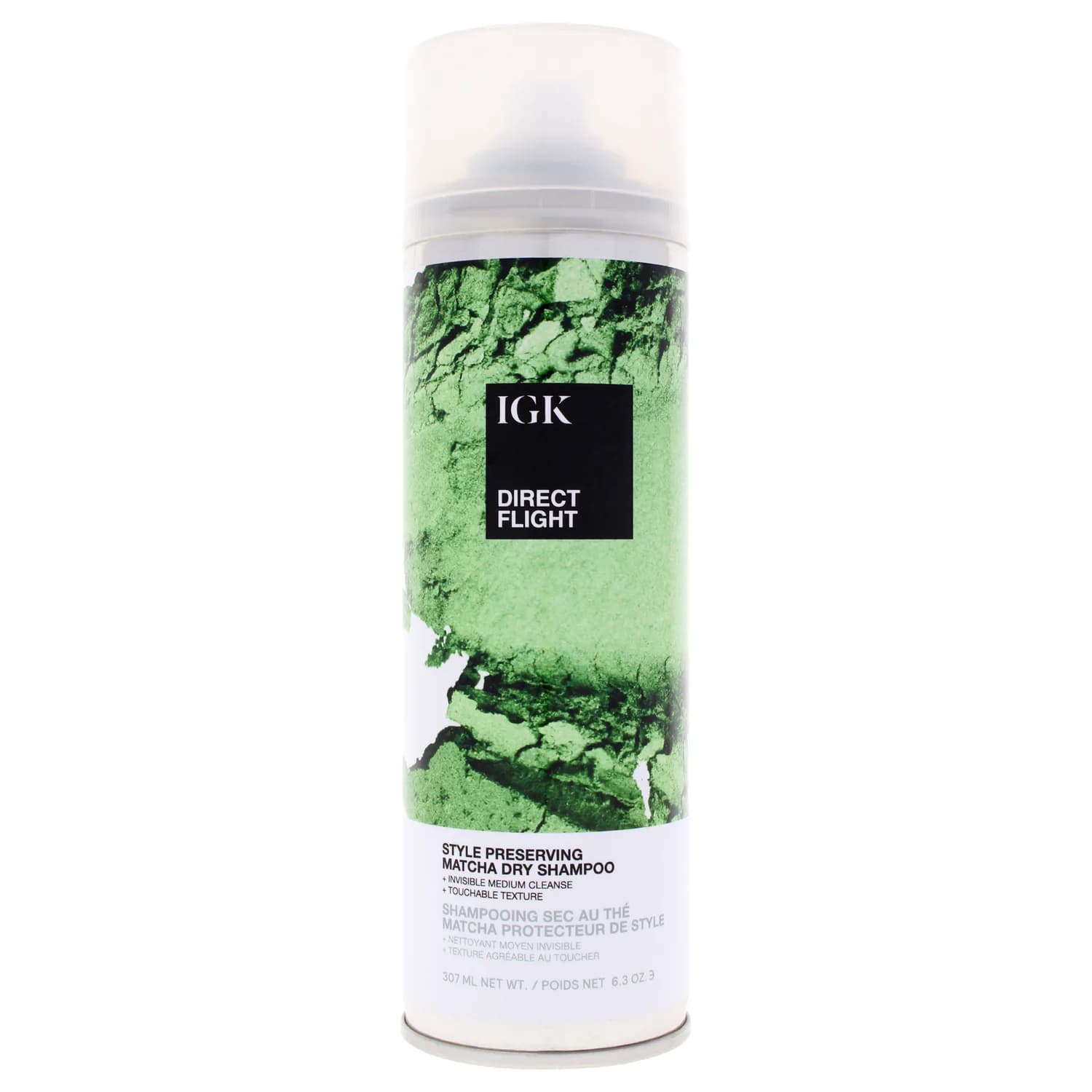 IGK Direct Flight Multi-Tasking Matcha Dry Shampoo 186ml / 6.3 oz
