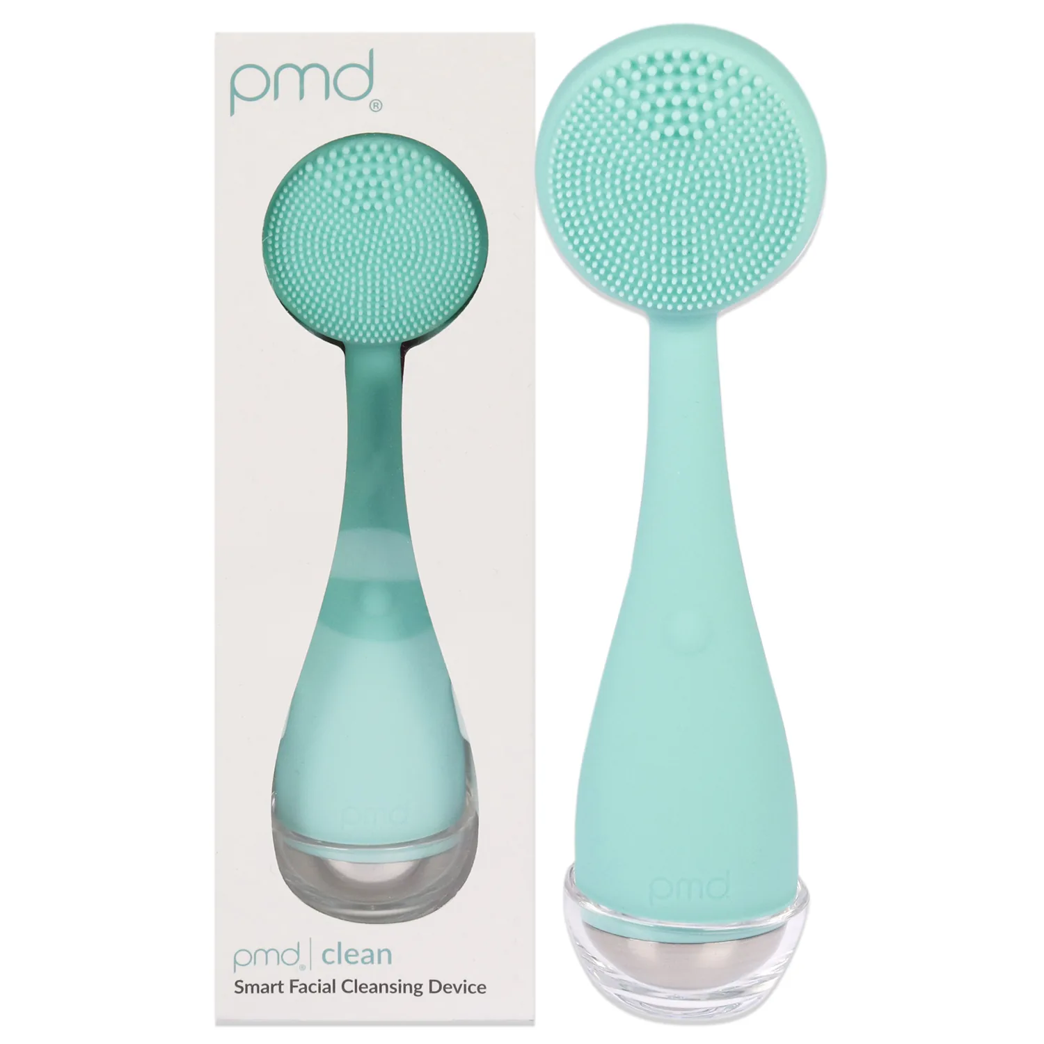 PMD Beauty: Electric Facial Cleansing Brush - Smart Facial Device with Silicone Brush & Anti-Aging Massager, Teal