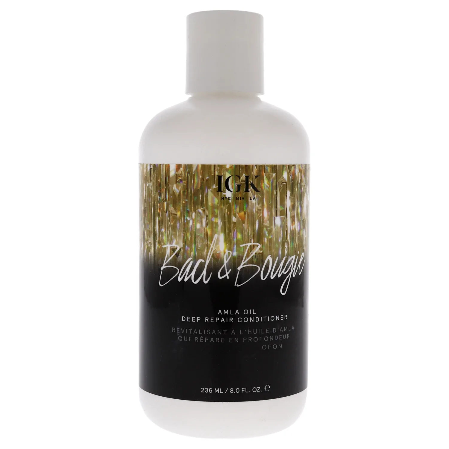 IGK BAD & BOUGIE Amla Oil Deep Repair Conditioner | Hydrates + Strengthens + Adds Shine | Vegan + Cruelty Free | 8 Oz