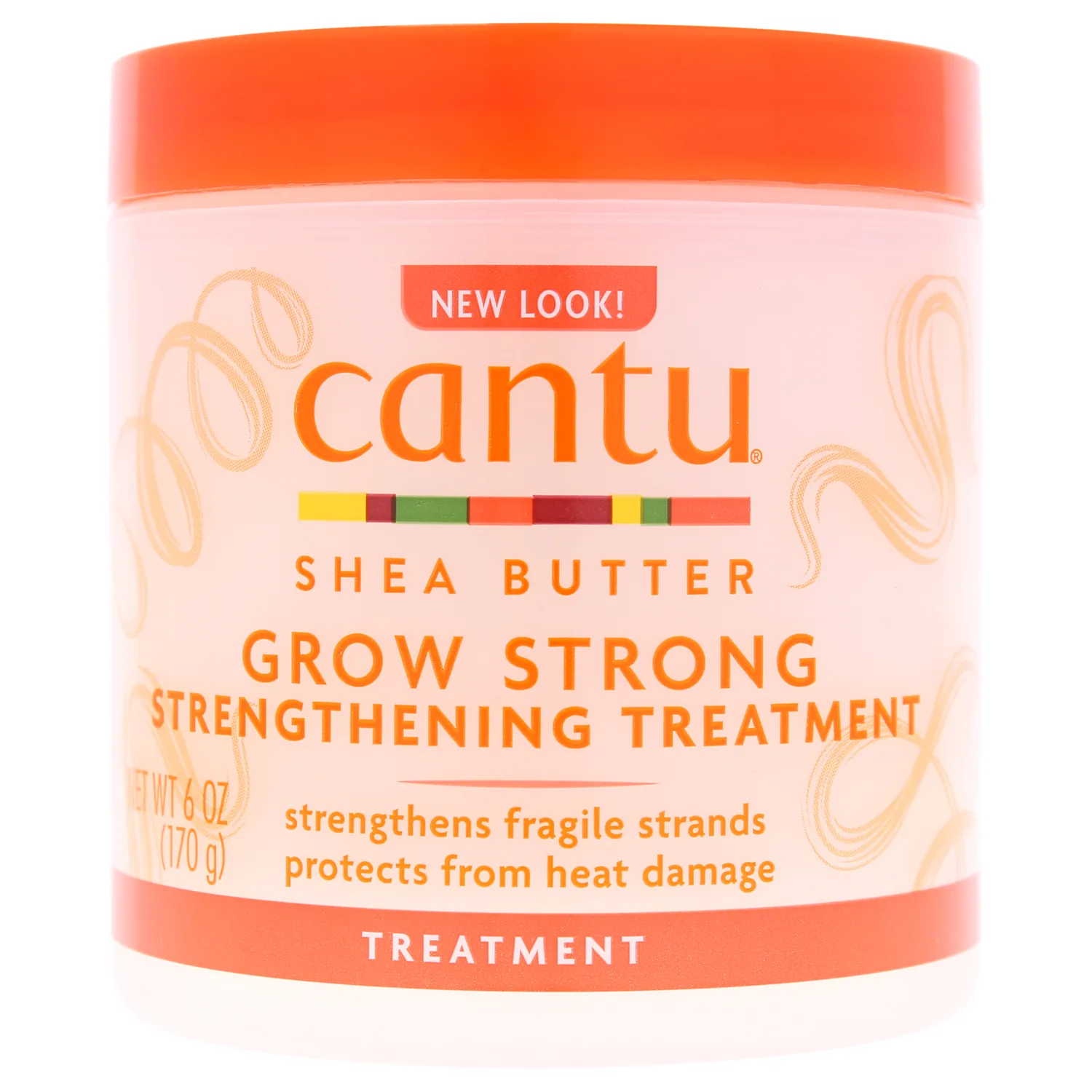 Cantu Grow Strong Strengthening Treatment with Shea Butter, 6 Ounce