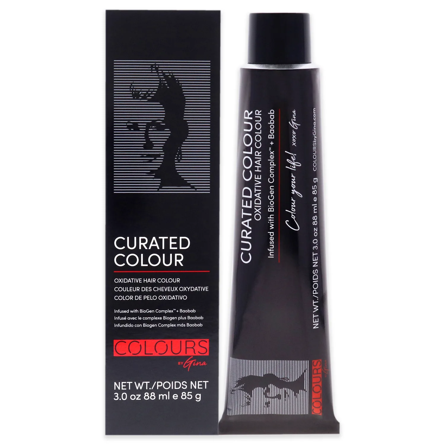 Colours By Gina Curated Colour - 5.0-5N Light Natural Brown Hair Color 3 oz