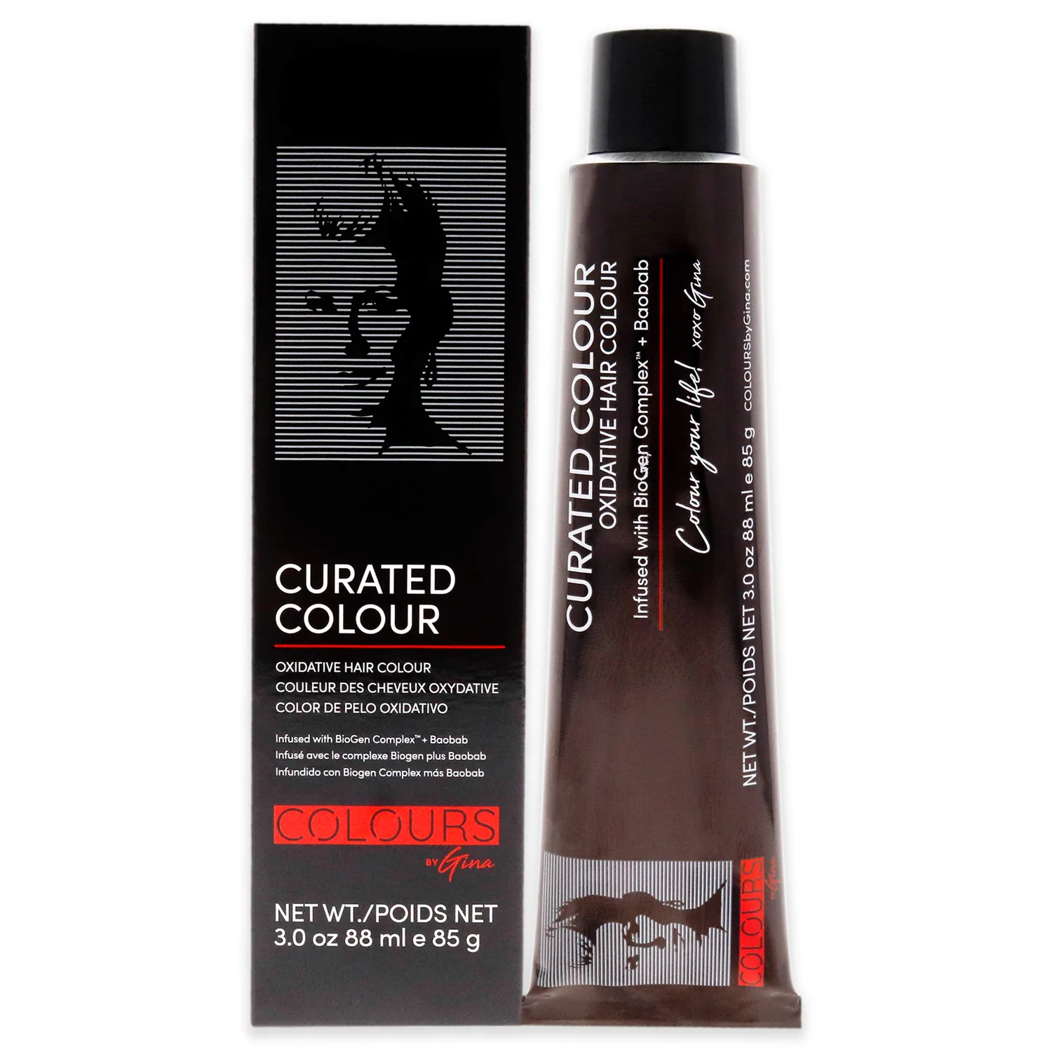Colours By Gina Curated Colour - 8.0-8N Light Natural Blonde by Colours By Gina for Unisex - 3 oz Hair Color