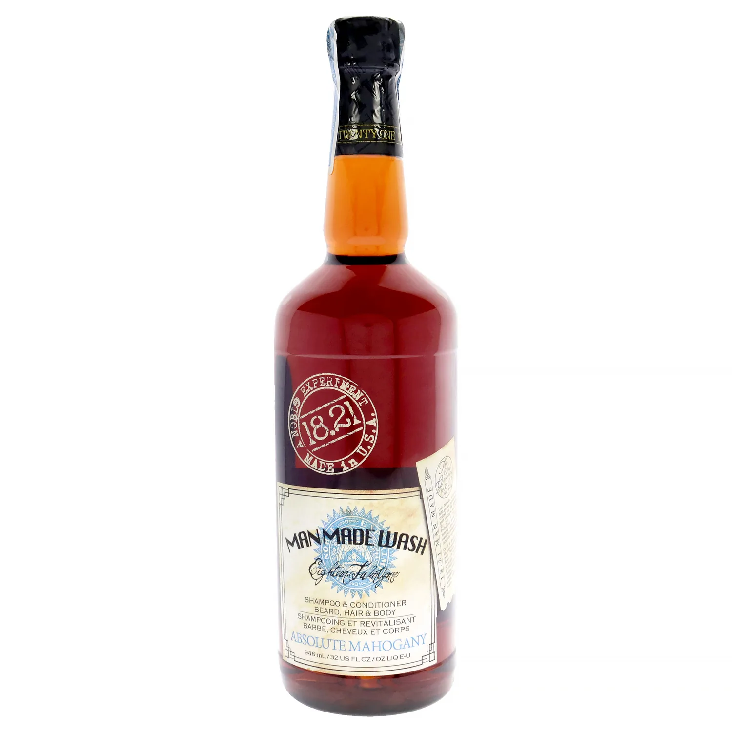 18.21 Man Made Absolute Mahogany Body Wash 946ml / 32 oz