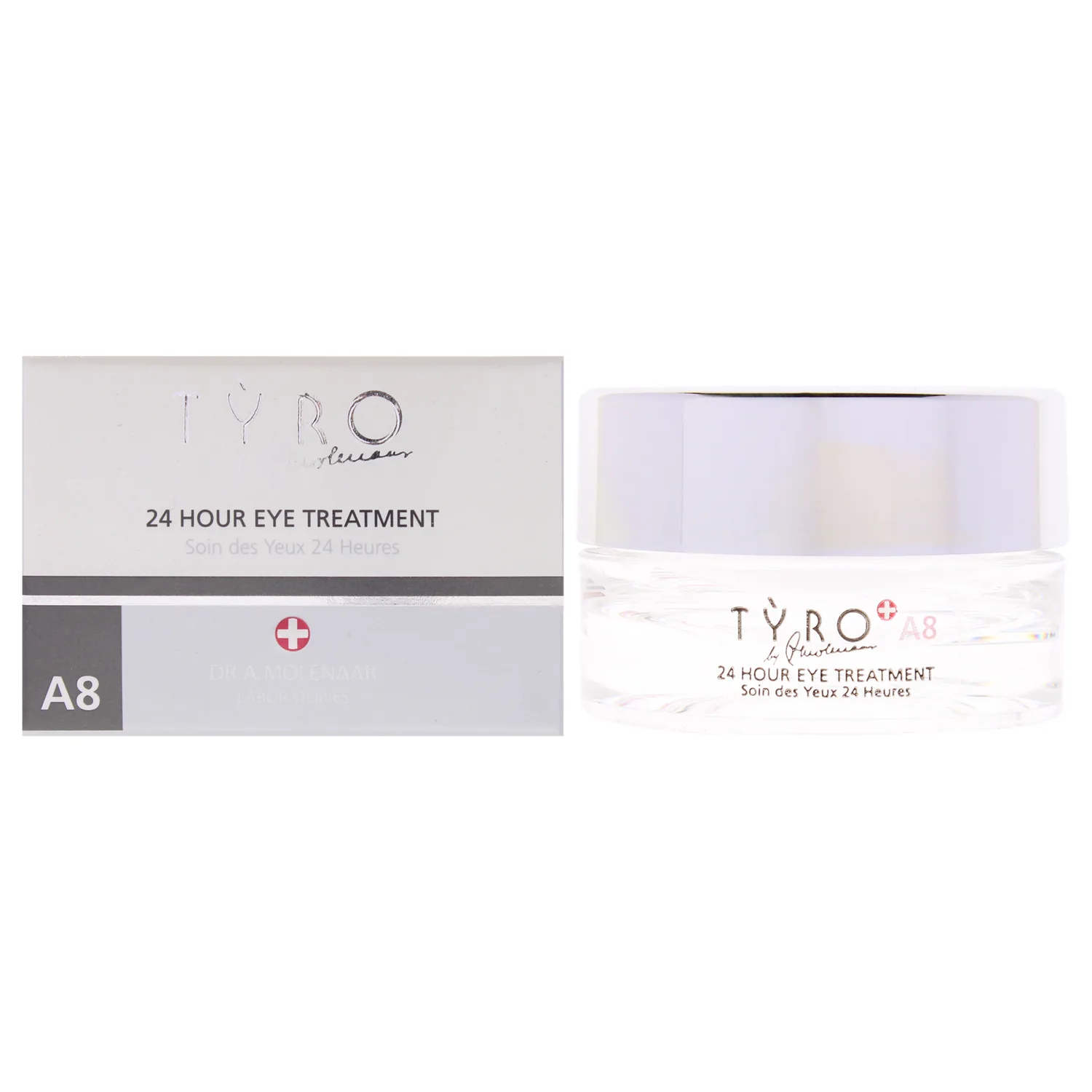 TYRO 24 Hour Eye Treatment - Specifically Designed For The Eye Area - Combats Free Radicals And Visible Signs Of Ageing - Helps Skin Retain Moisture - Suitable For All Skin Types - 0.51 Oz