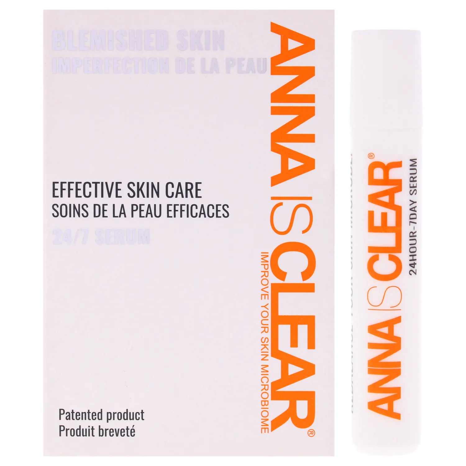 Anna Is Clear in Natural Protection Against Acne, comedones/Zits and Pimples With Rye Ferment Extract – Roll-On,