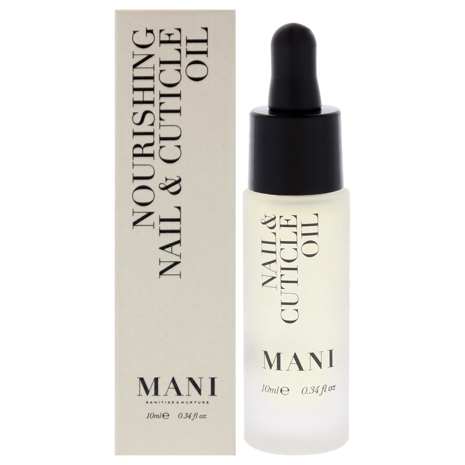 Mani Nail and Cuticle Oil - Nail Growth Oil Enriched with Almond, Macadamia, Hemp, and Jojoba - Cuticle Care Protects and Strengthens - 0.34 oz