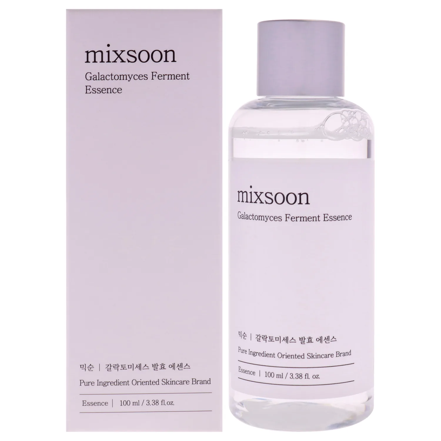 mixsoon Galactomyces Ferment Essence - Deep Moisture, Tone Clarifying Essence to Smooth Skin for Dull, Uneven Skin - Korean Skincare for Glass Skin - Vegan (3.38 fl.oz / 100ml)