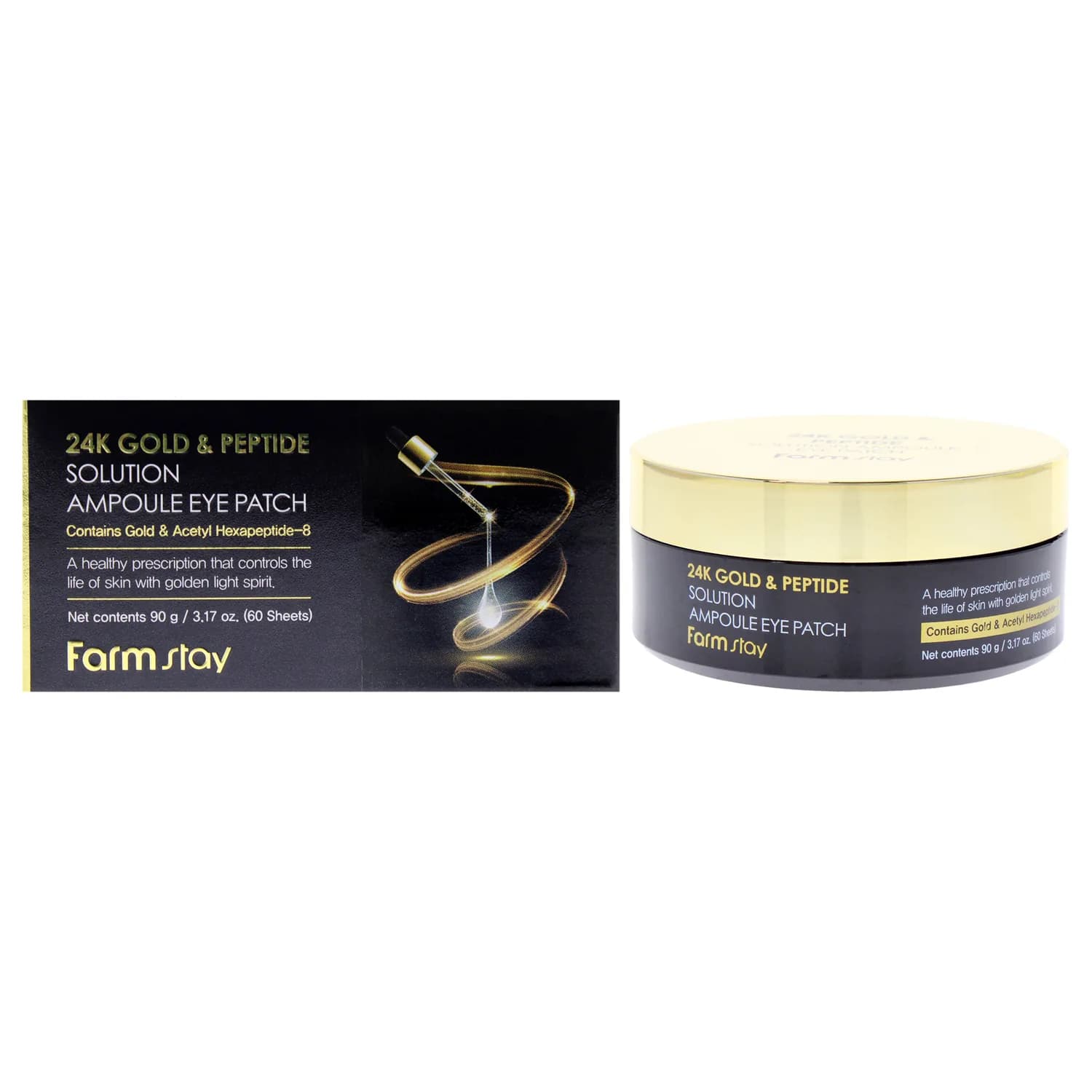 FarmStay 24K Gold and Peptide Perfect Ampoule Eye Patch