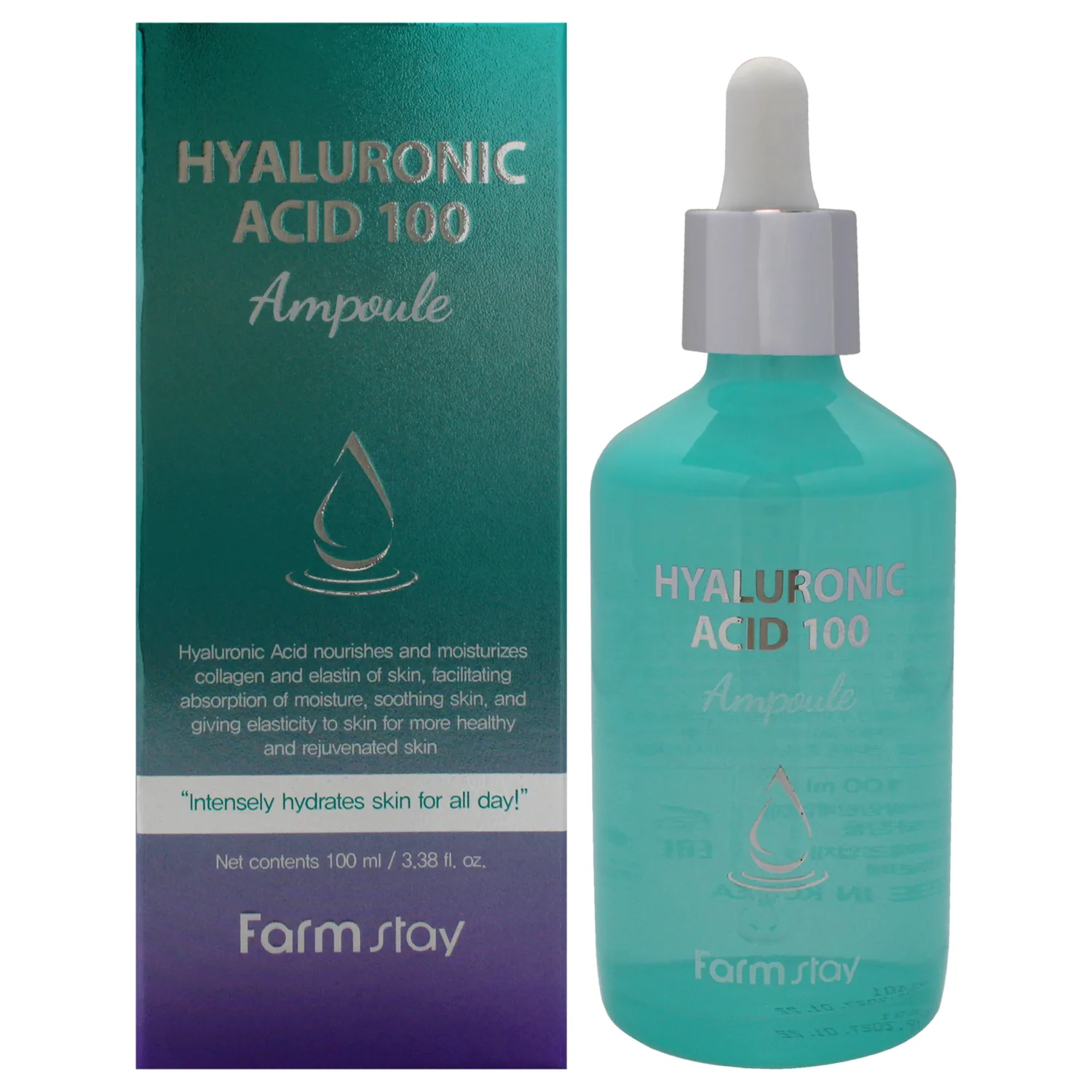 FarmStay Hyaluronic Acid 100 Ampoule 100ml / 3.38 oz