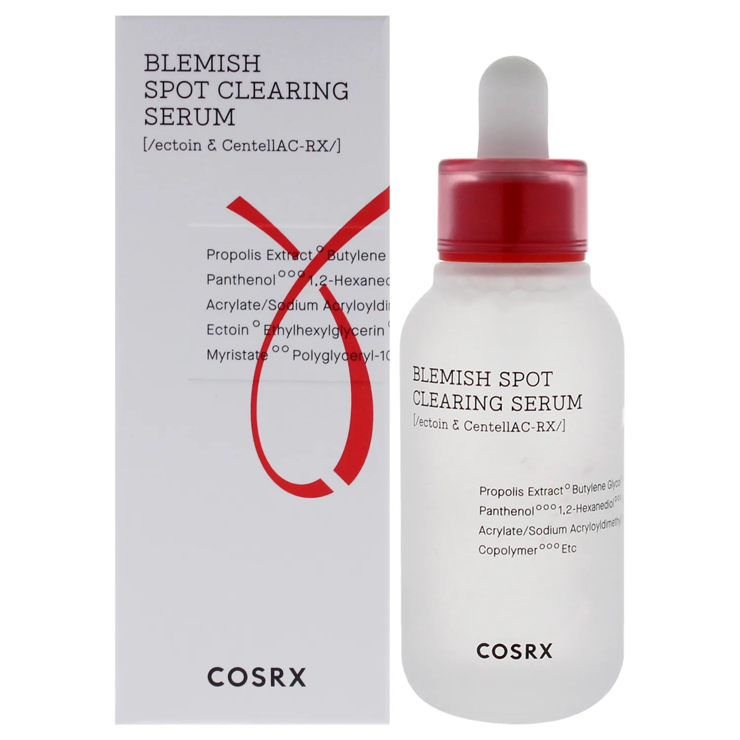 COSRX AC Collection Blemish Spot Clearing Serum, 40ml / 1.35 fl.oz | Centella, Niacinamide, EGF Serum | Cruelty Free, Paraben Free, Korean Skin Care