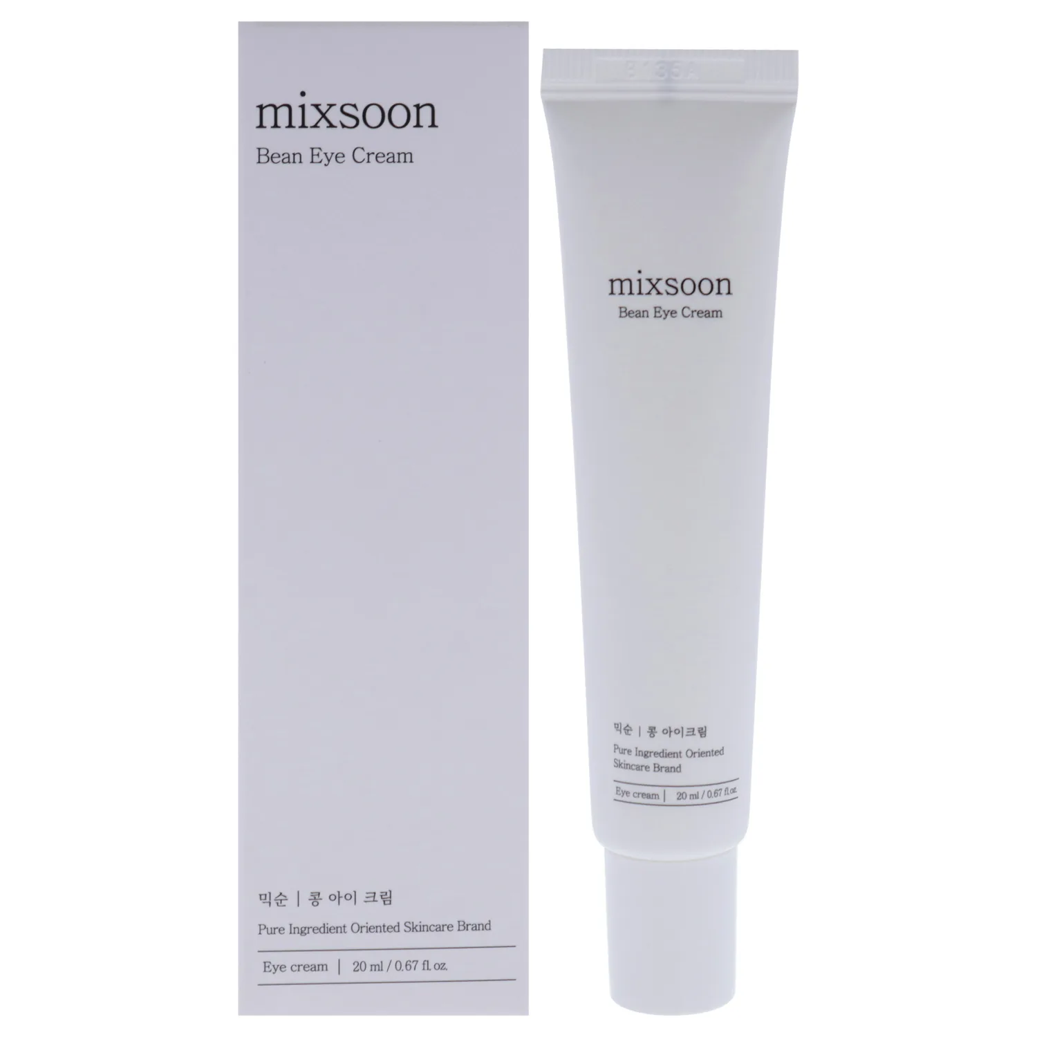 mixsoon Bean Eye cream Moisturizer With Mild Soothing Beans Korean Skin Care 0.67 fl. oz. / 20ml