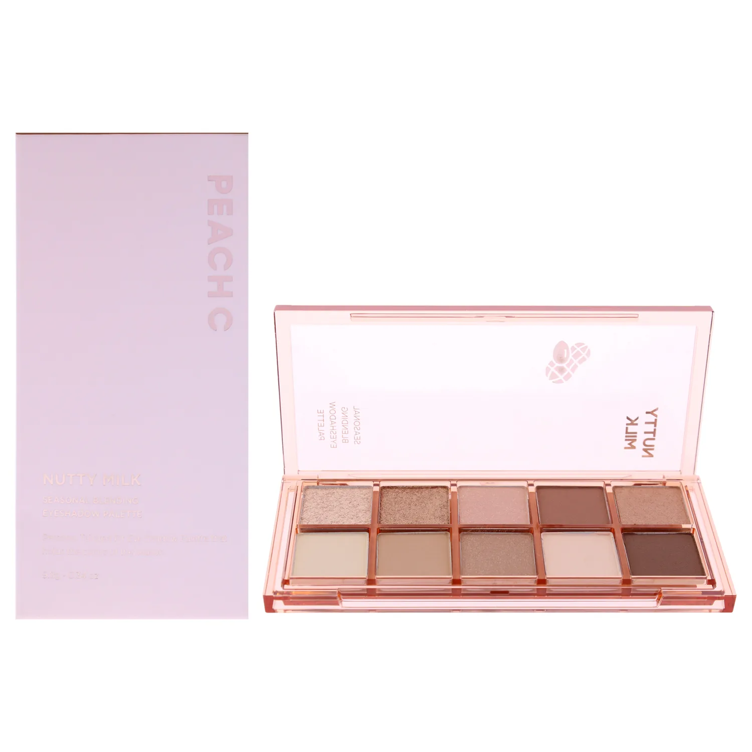 Peach C Seasonal Blending Eyeshadow Palette - 05 Nutty Milk 0.34 oz