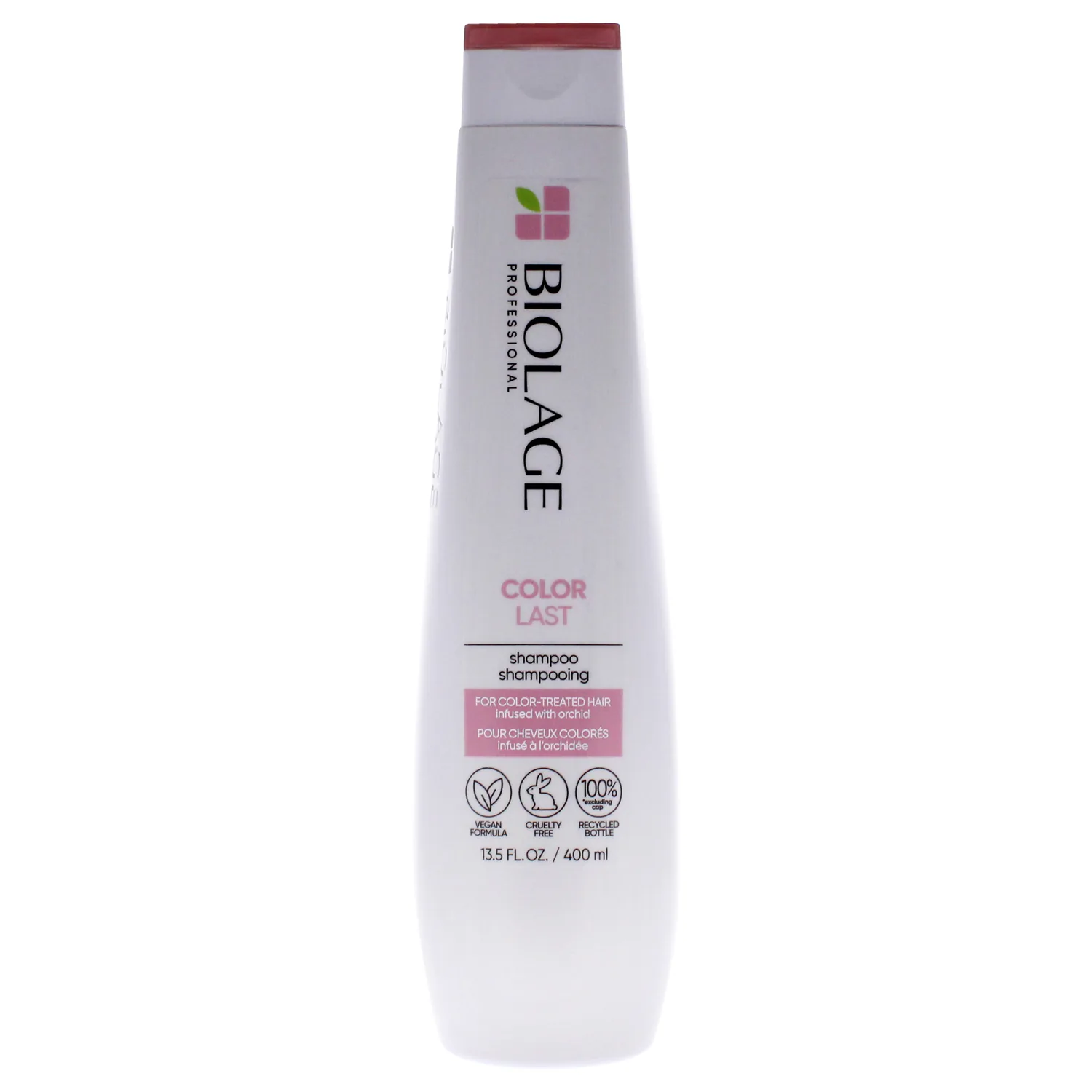 Biolage Color Last Shampoo - For Color-Treated Hair, Nourishes, Strengthens, Hydrates, Soybean Oil & Stearic Acid, Paraben & Mineral Oil-Free, Vegan, 13.5 Fl Oz, Packaging May Vary