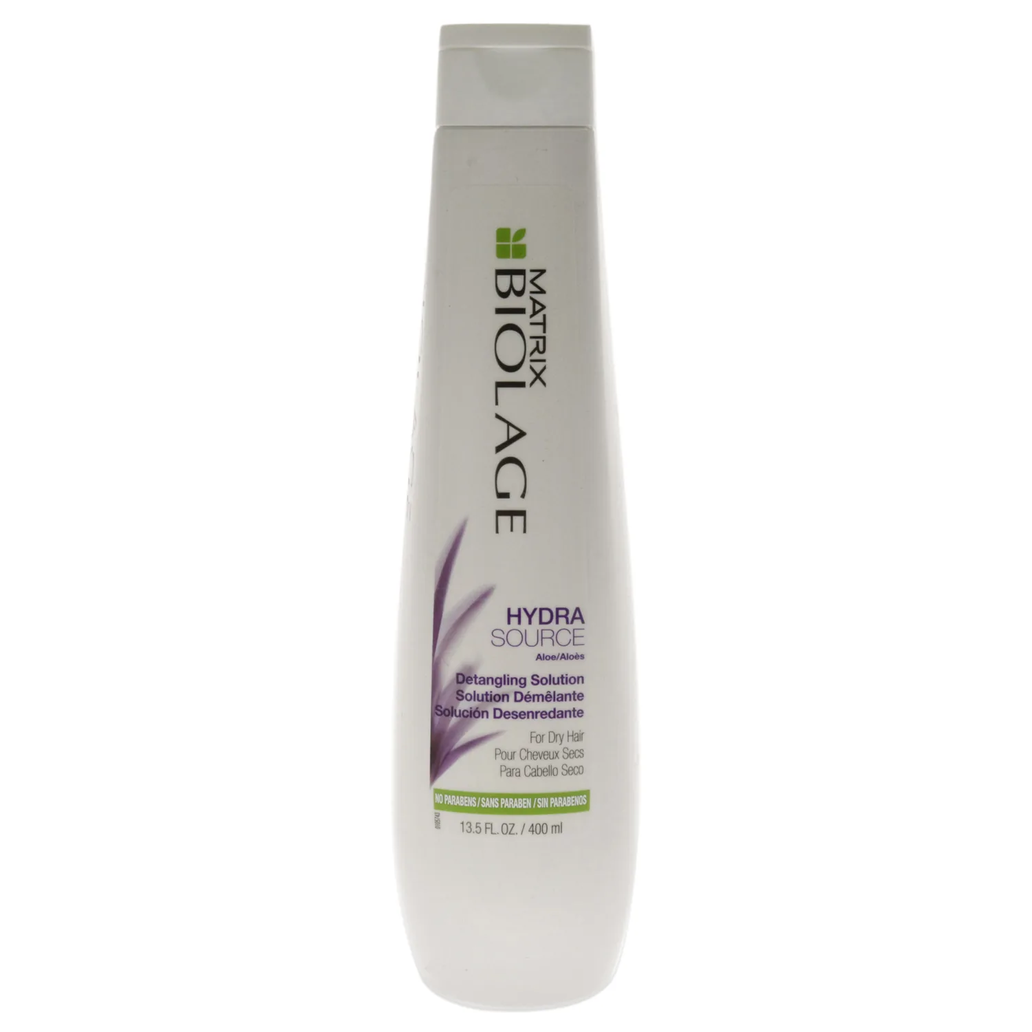 Biolage Hydra Source Detangling Solution - Conditions, Instantly Detangles & Controls Static, For Dry Hair, With Micro-Filtered Aloe Vera & Fermented Hyaluronic Acid, 13.5 Fl Oz, Packaging may vary