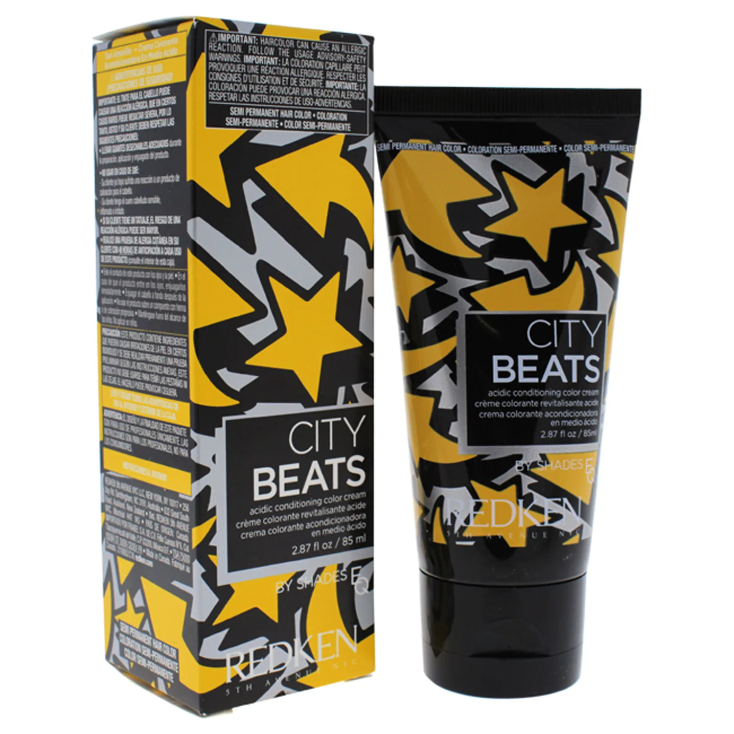 Redken City Beats By Shades EQ Yellow Cab Hair Color 2.87 oz
