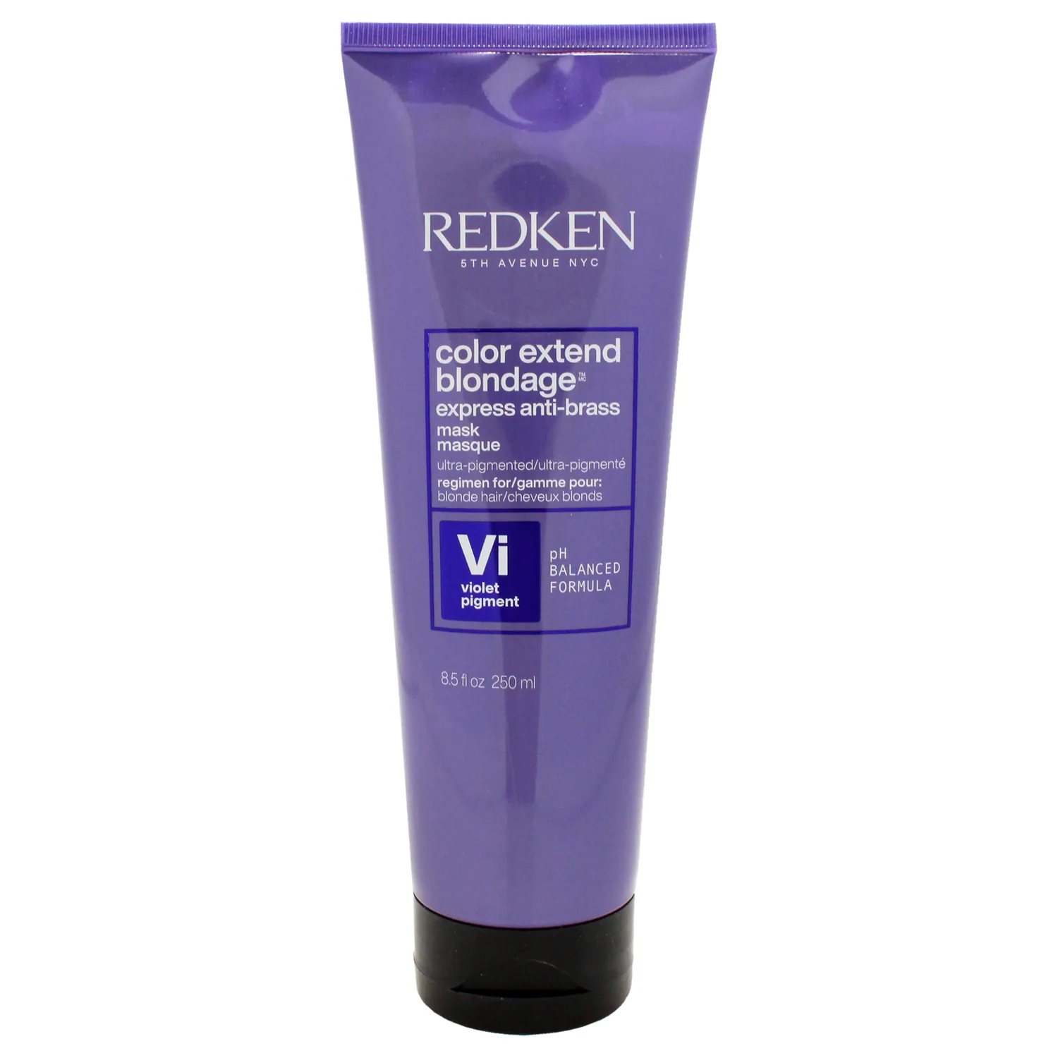 Redken Blondage Express Anti-Brass Mask For Blonde & Highlighted Hair - Corrects and Neutralizes Unwanted Brassines